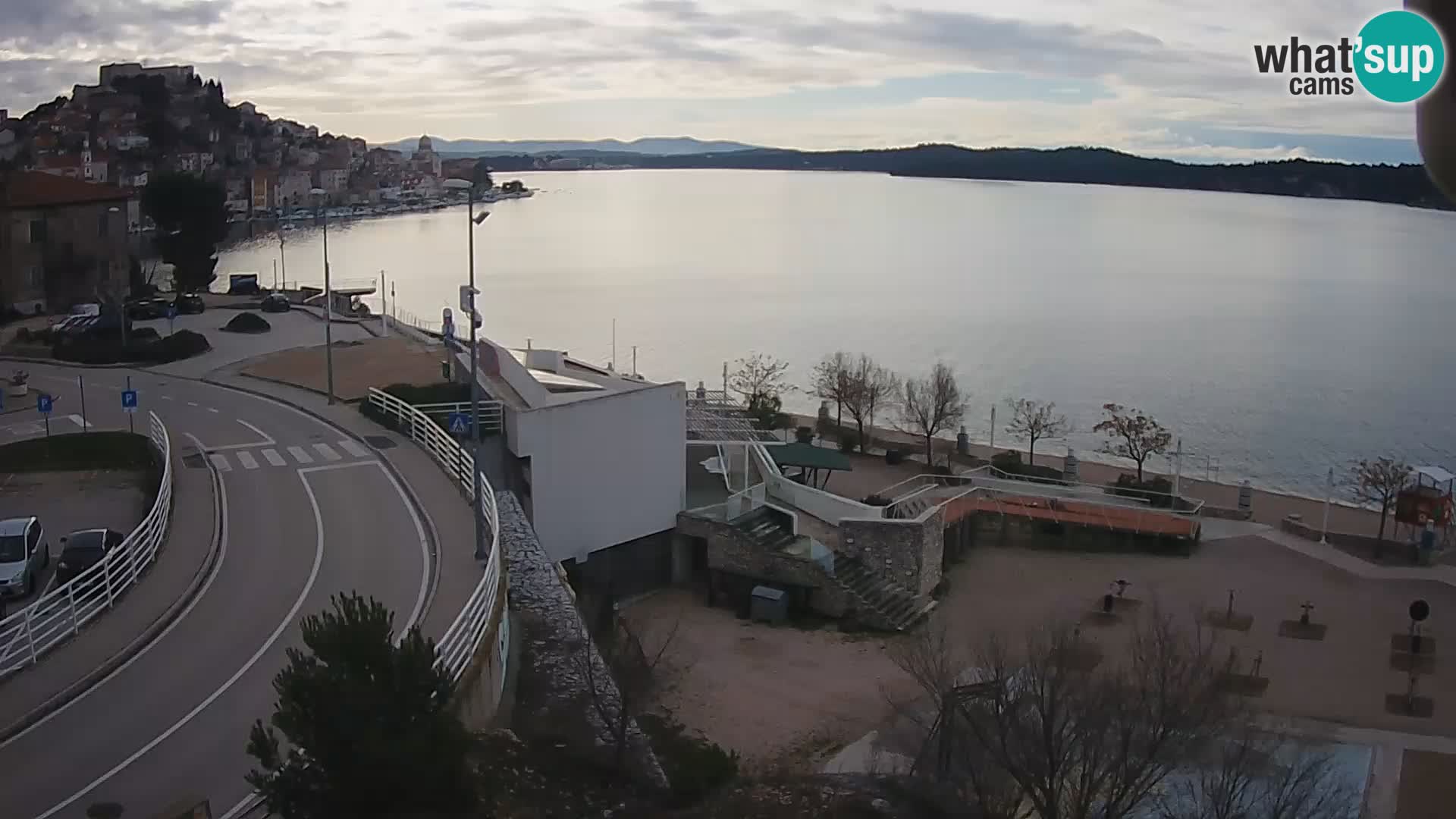 Šibenik webcam Beach Banj