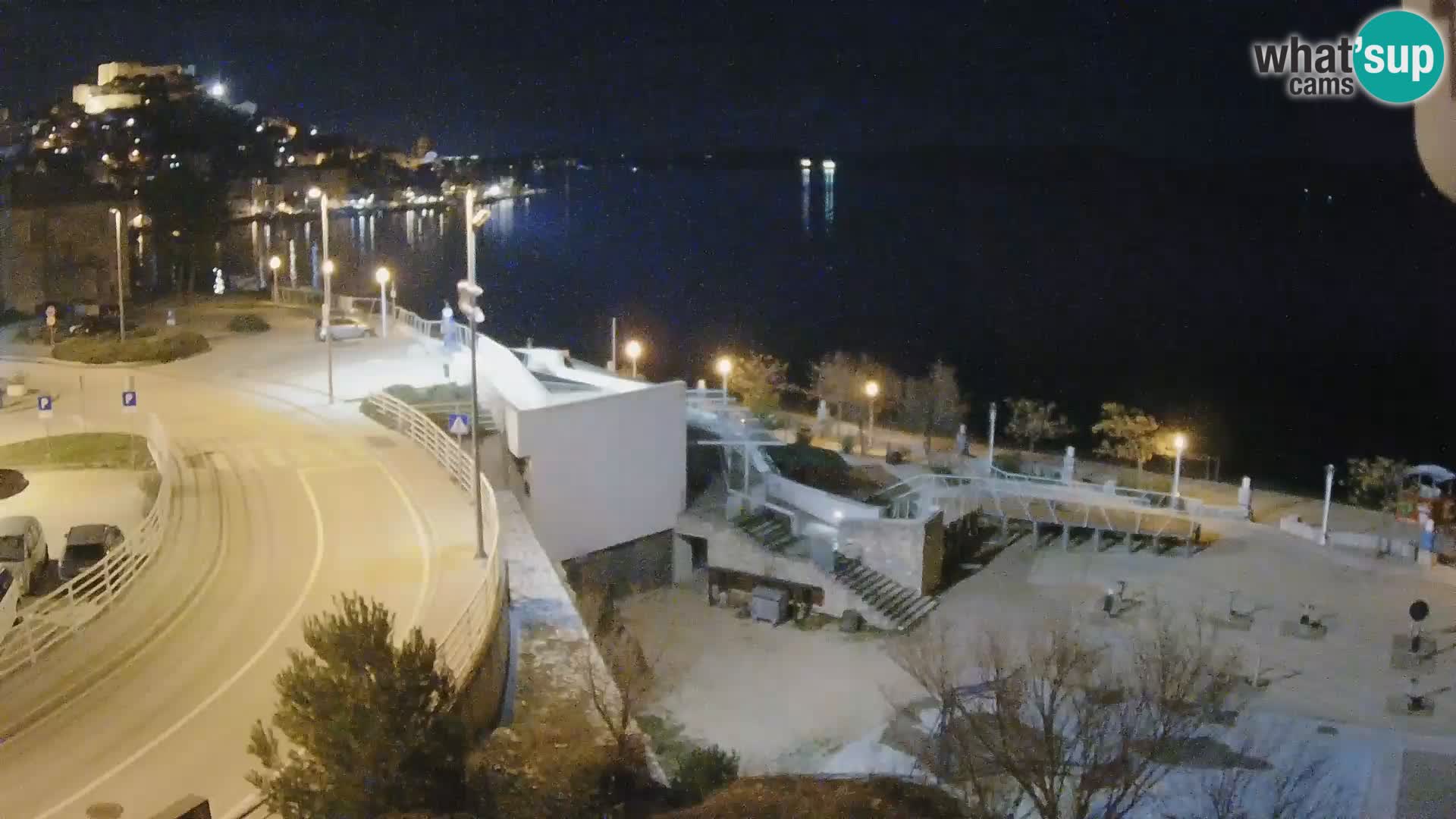 Šibenik webcam Beach Banj