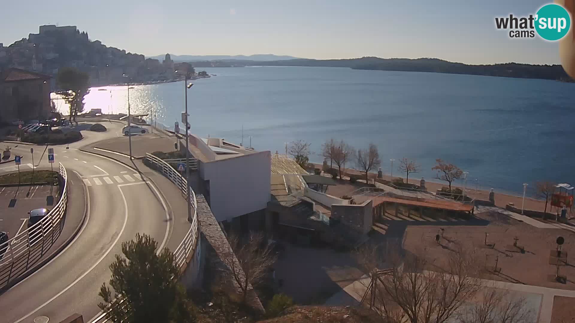 Šibenik webcam Beach Banj