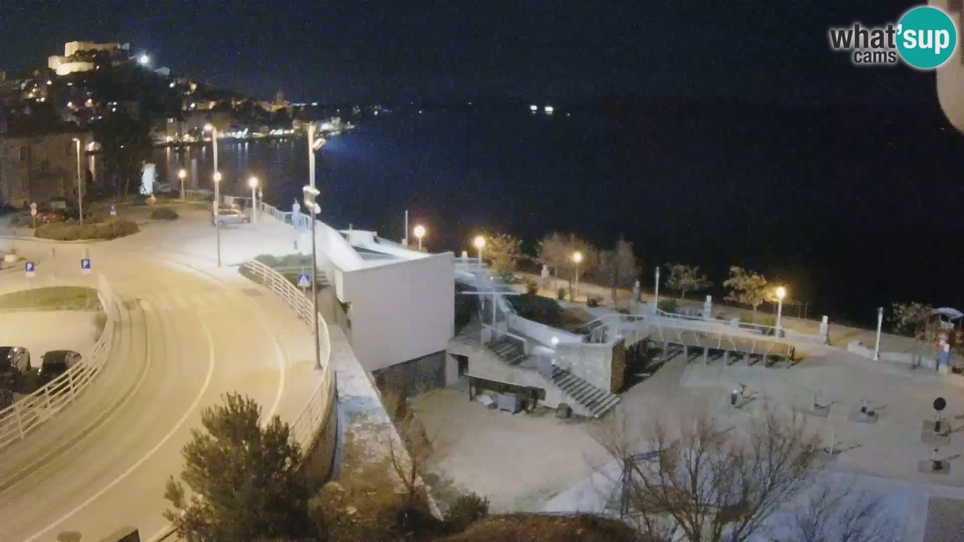 Šibenik webcam Beach Banj