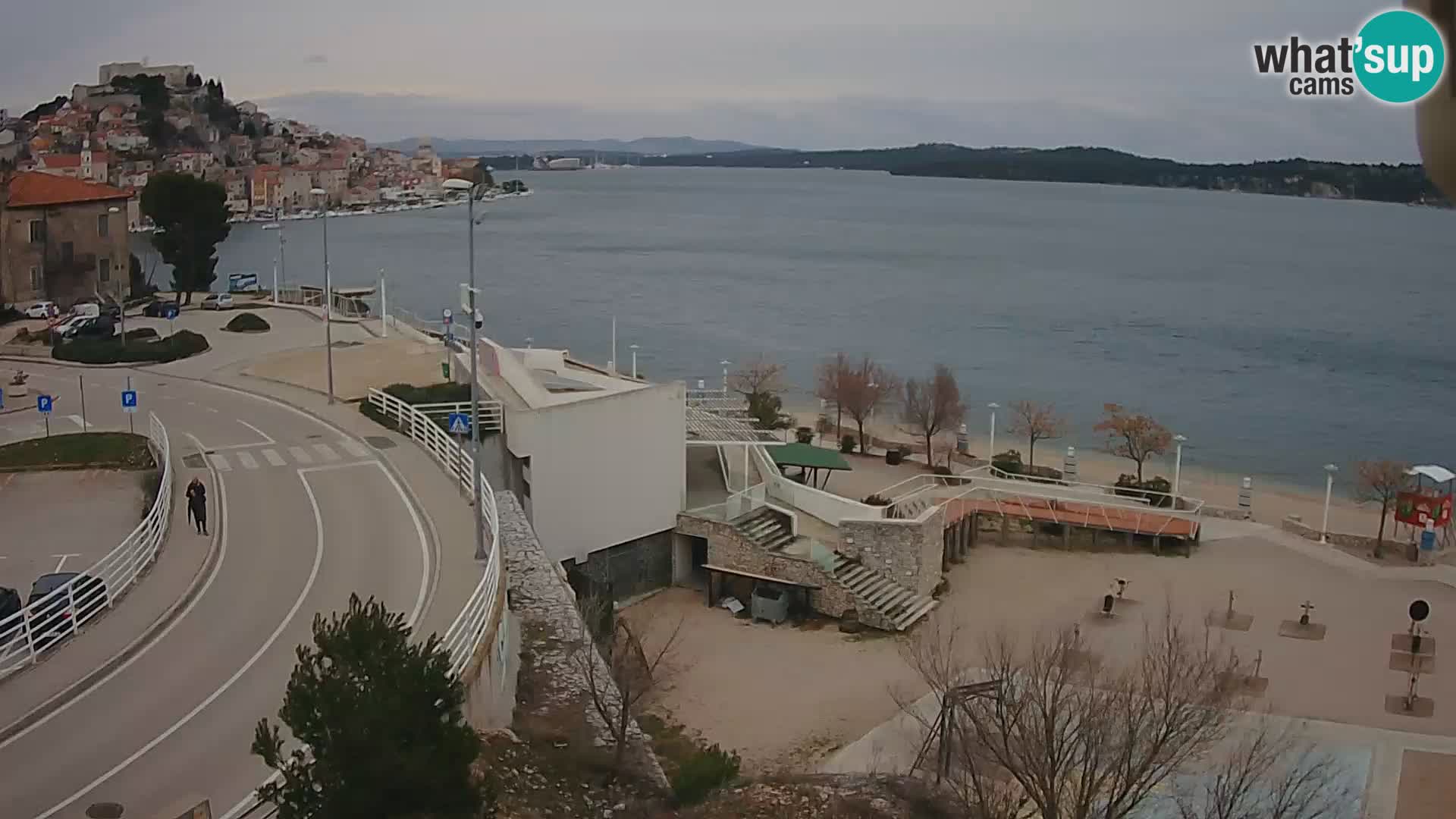 Šibenik webcam Beach Banj
