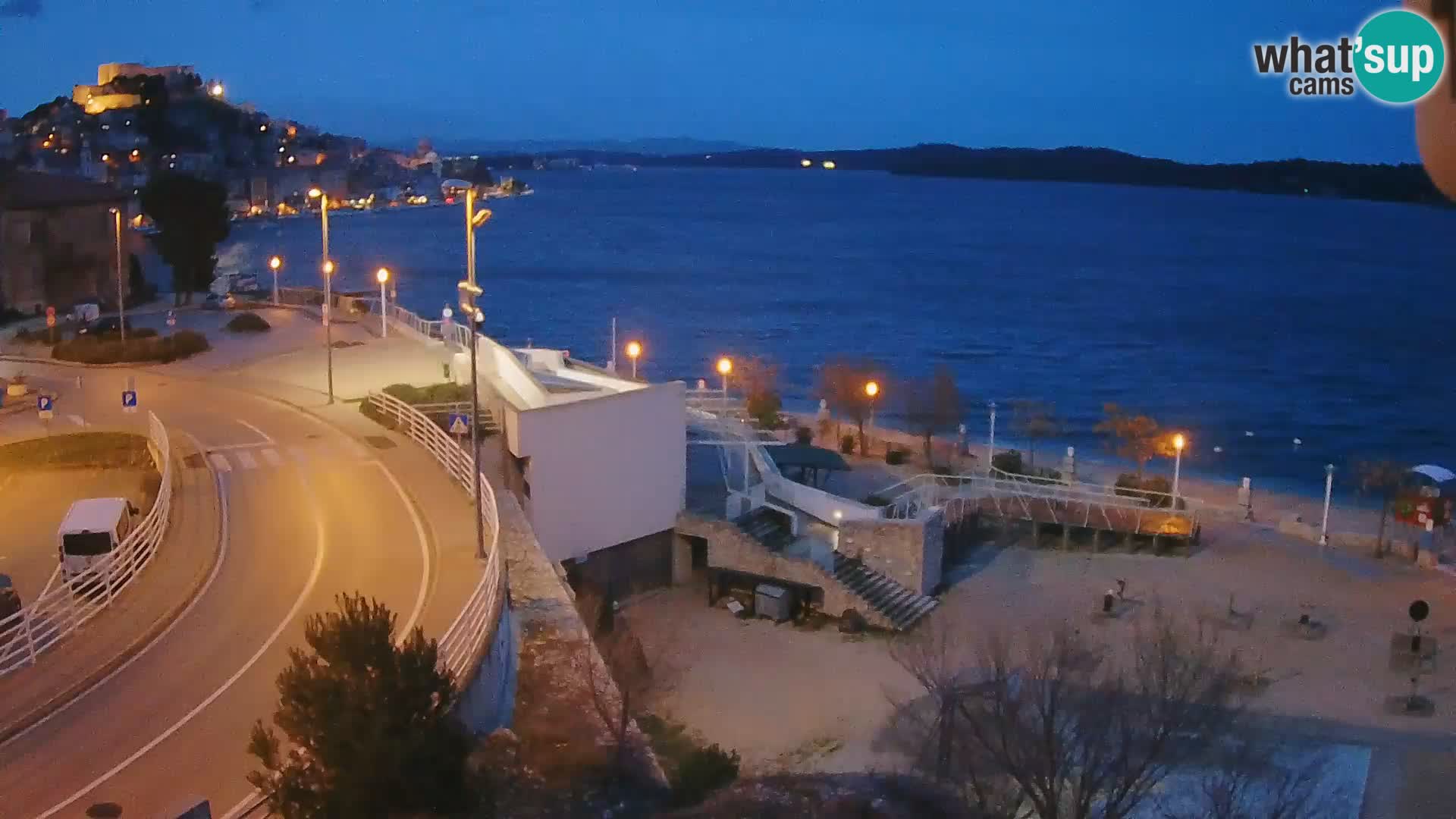 Live Cam Šibenik plage Banj