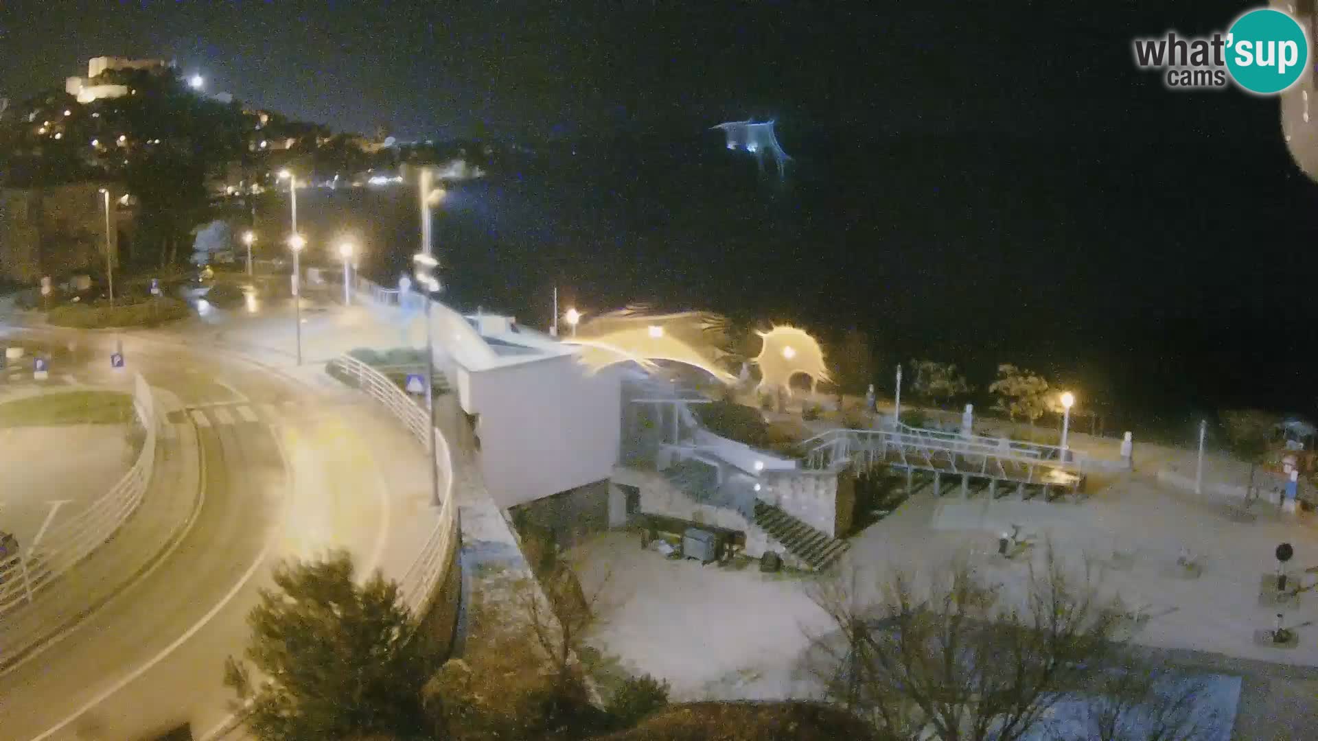 Šibenik webcam Beach Banj