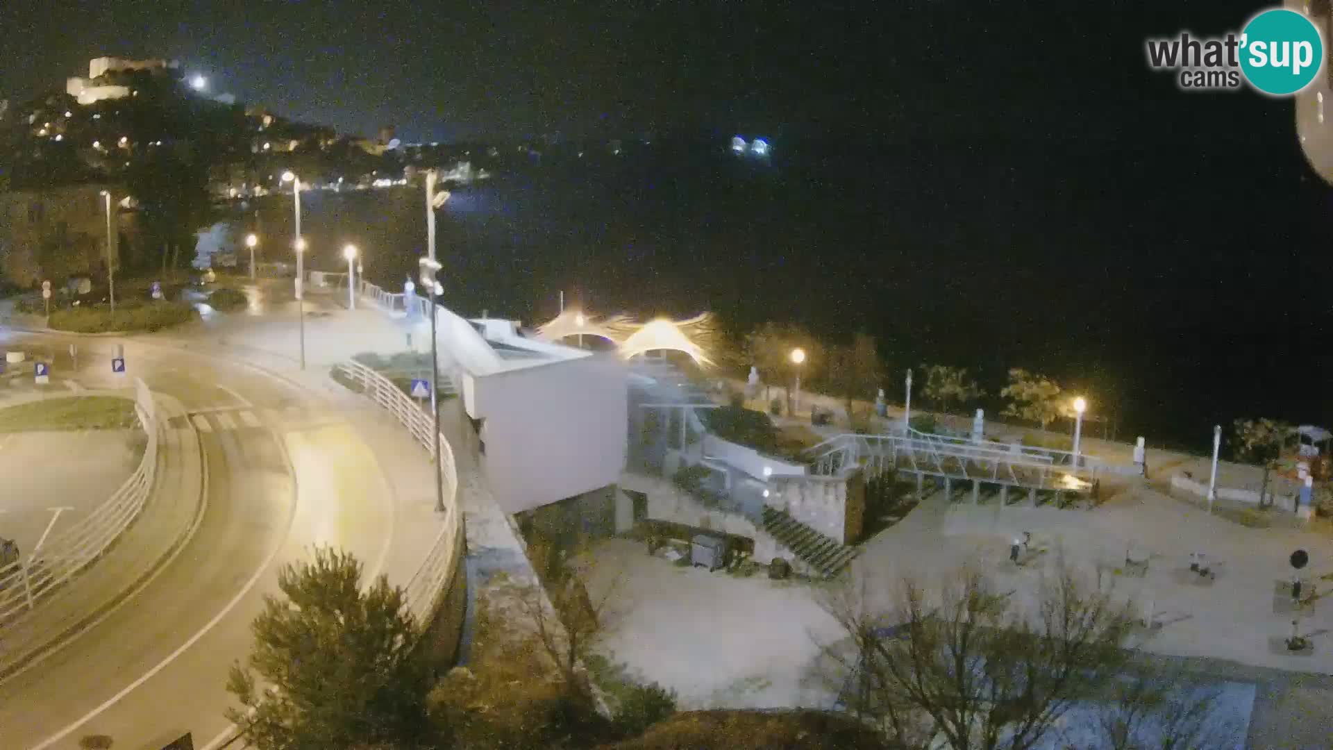 Šibenik webcam Beach Banj