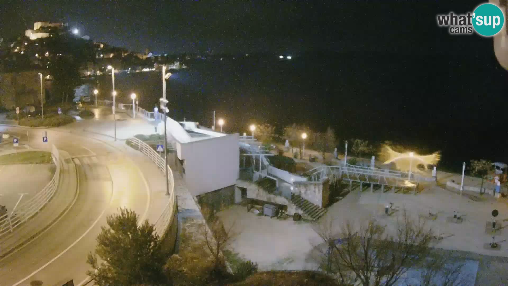 Šibenik webcam Beach Banj