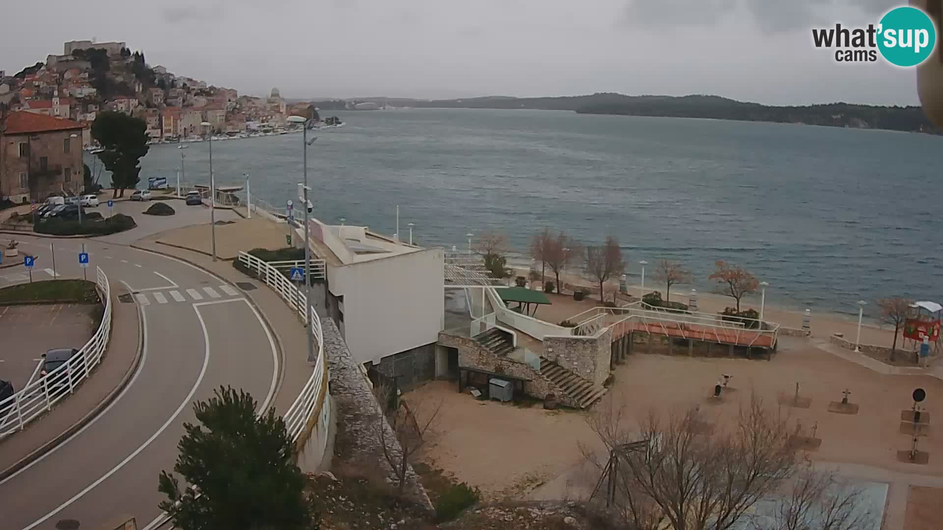 Šibenik webcam Beach Banj