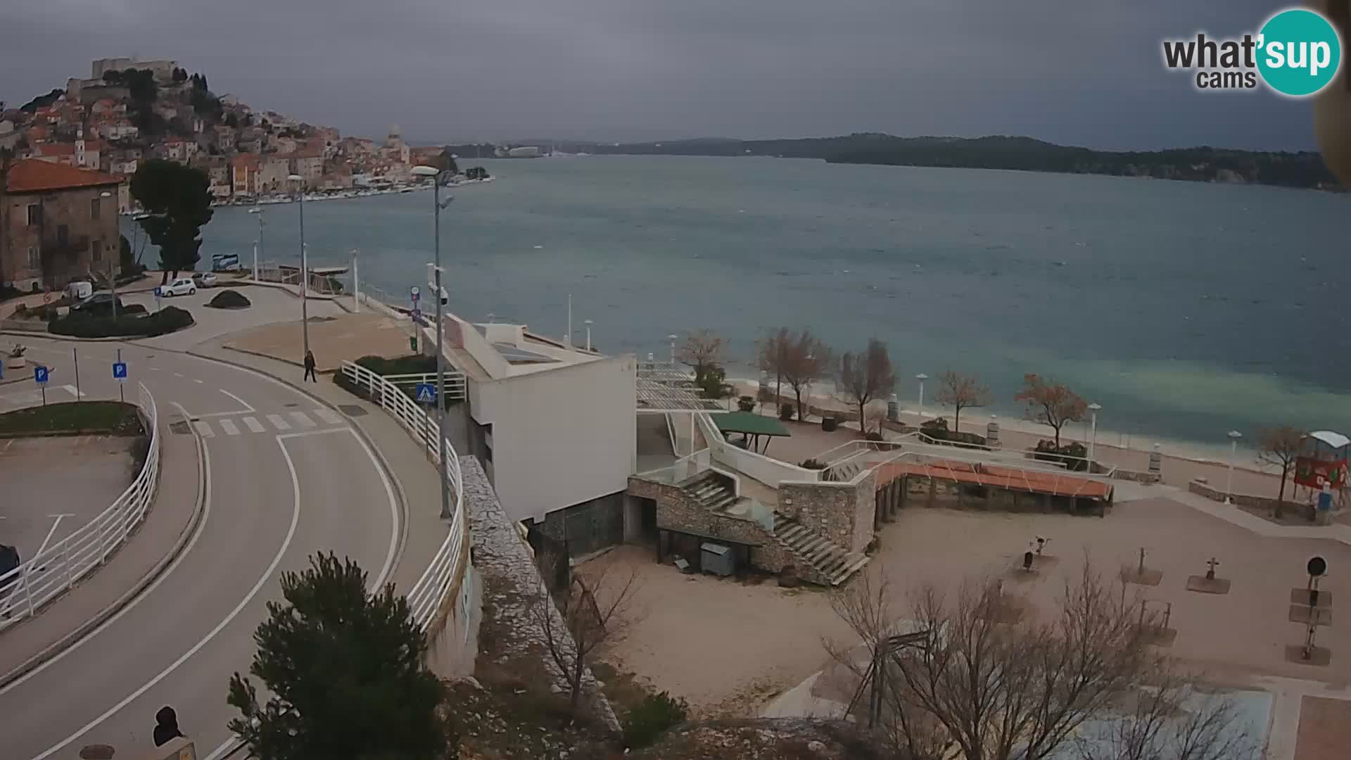 Šibenik webcam Beach Banj