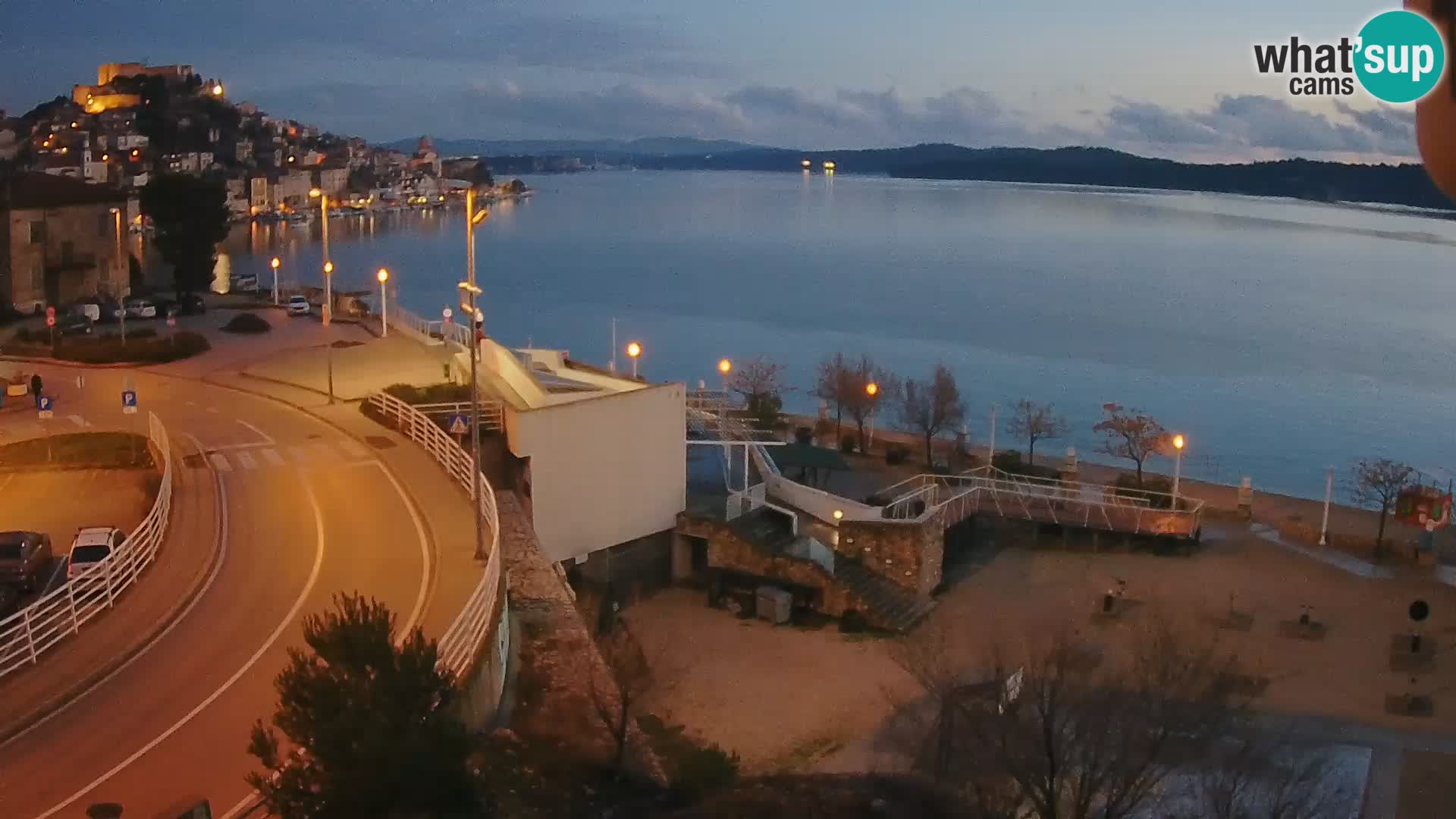 Šibenik webcam Beach Banj