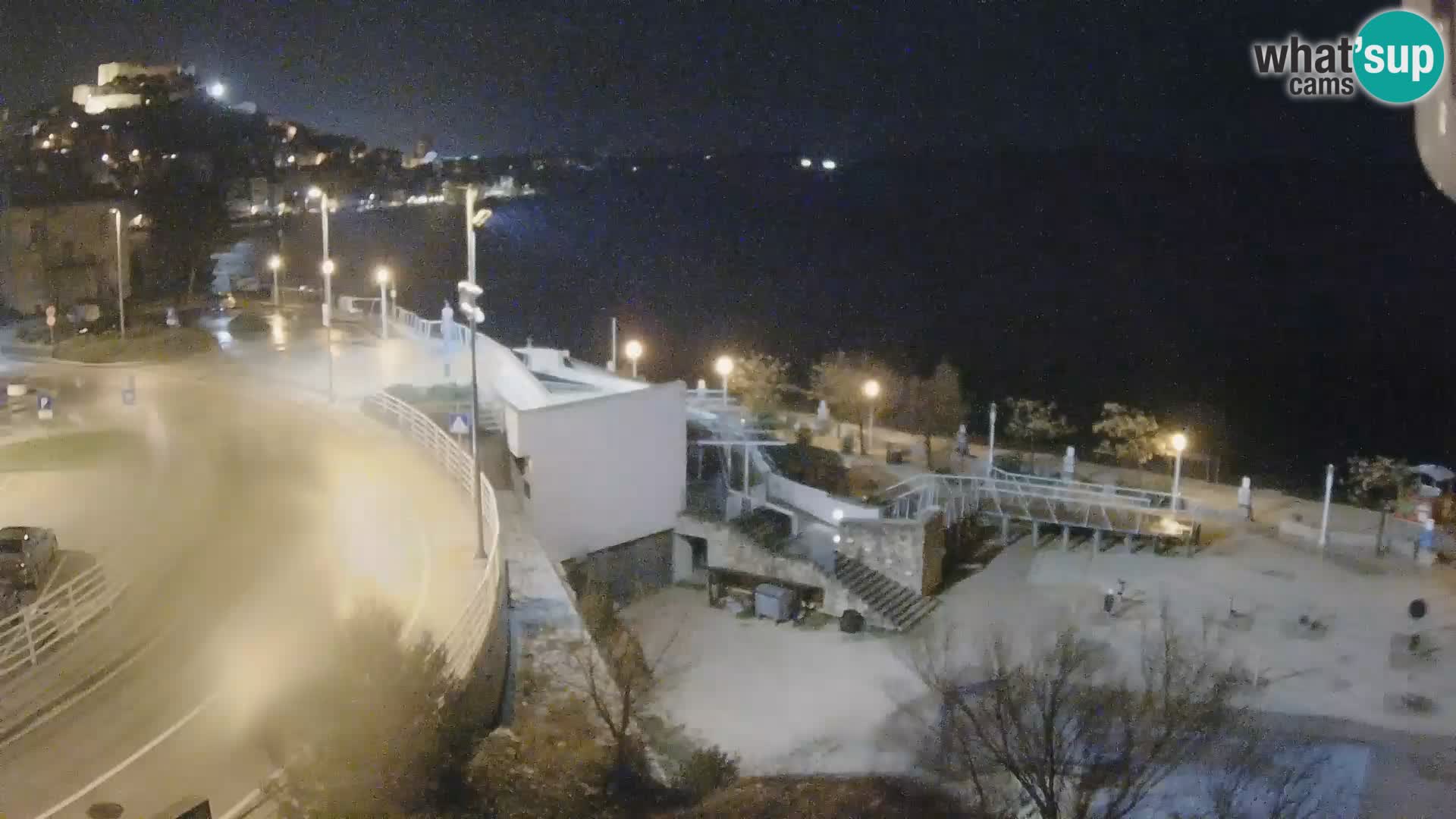 Šibenik webcam Beach Banj