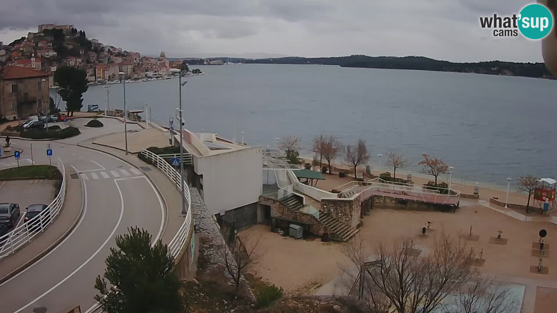 Šibenik webcam Beach Banj