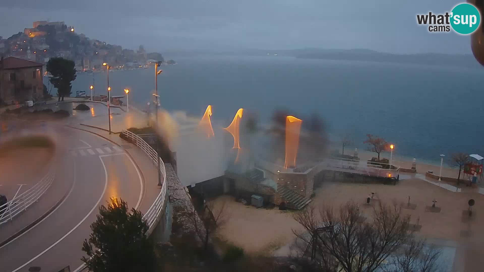 Livecam Sibenico spiaggia Banj