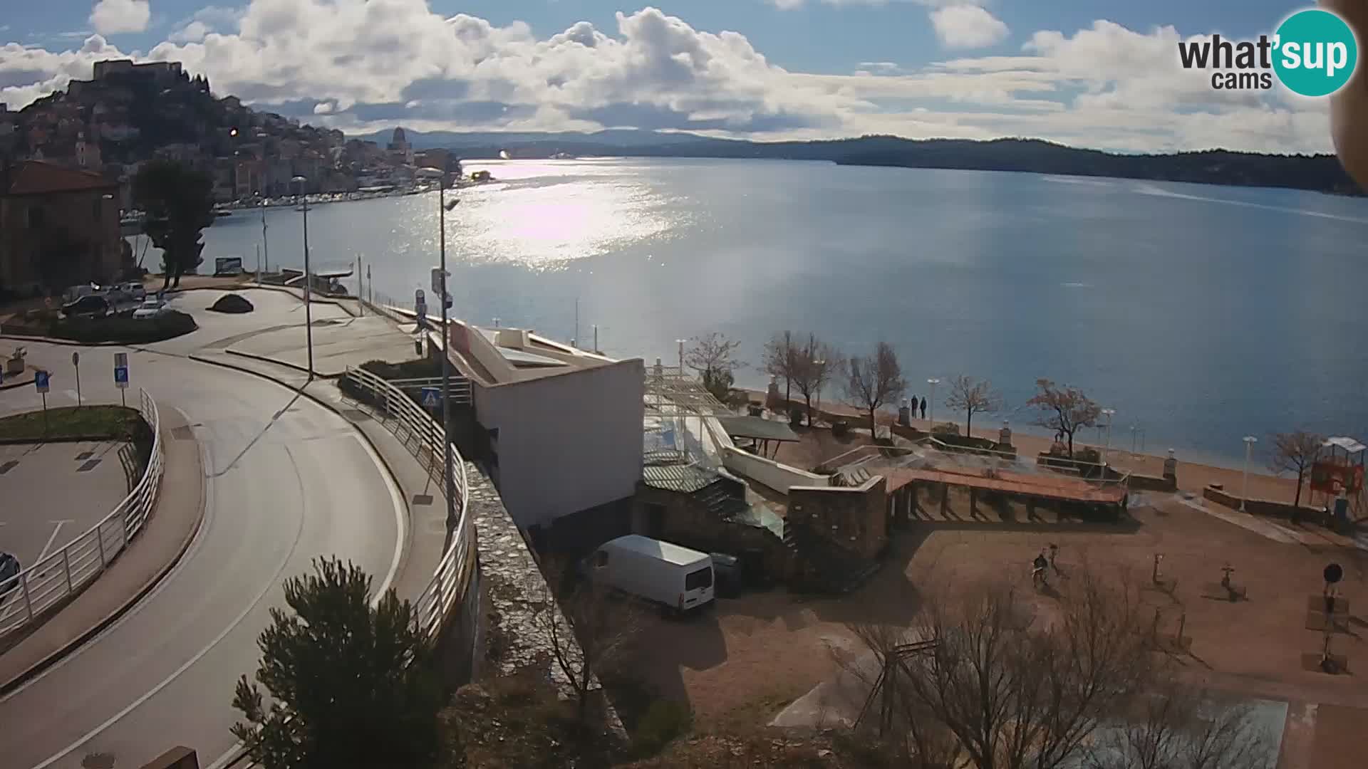 Šibenik webcam Beach Banj