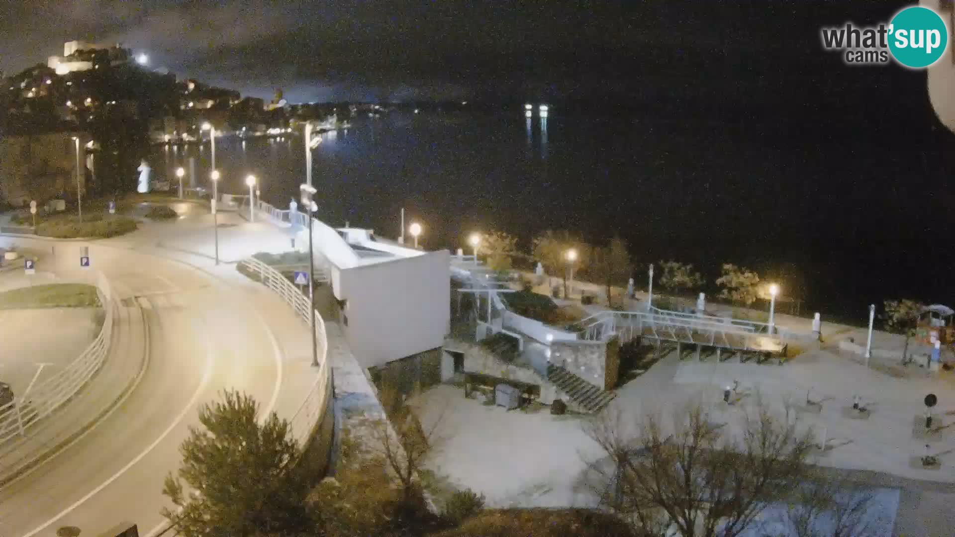 Šibenik webcam Beach Banj
