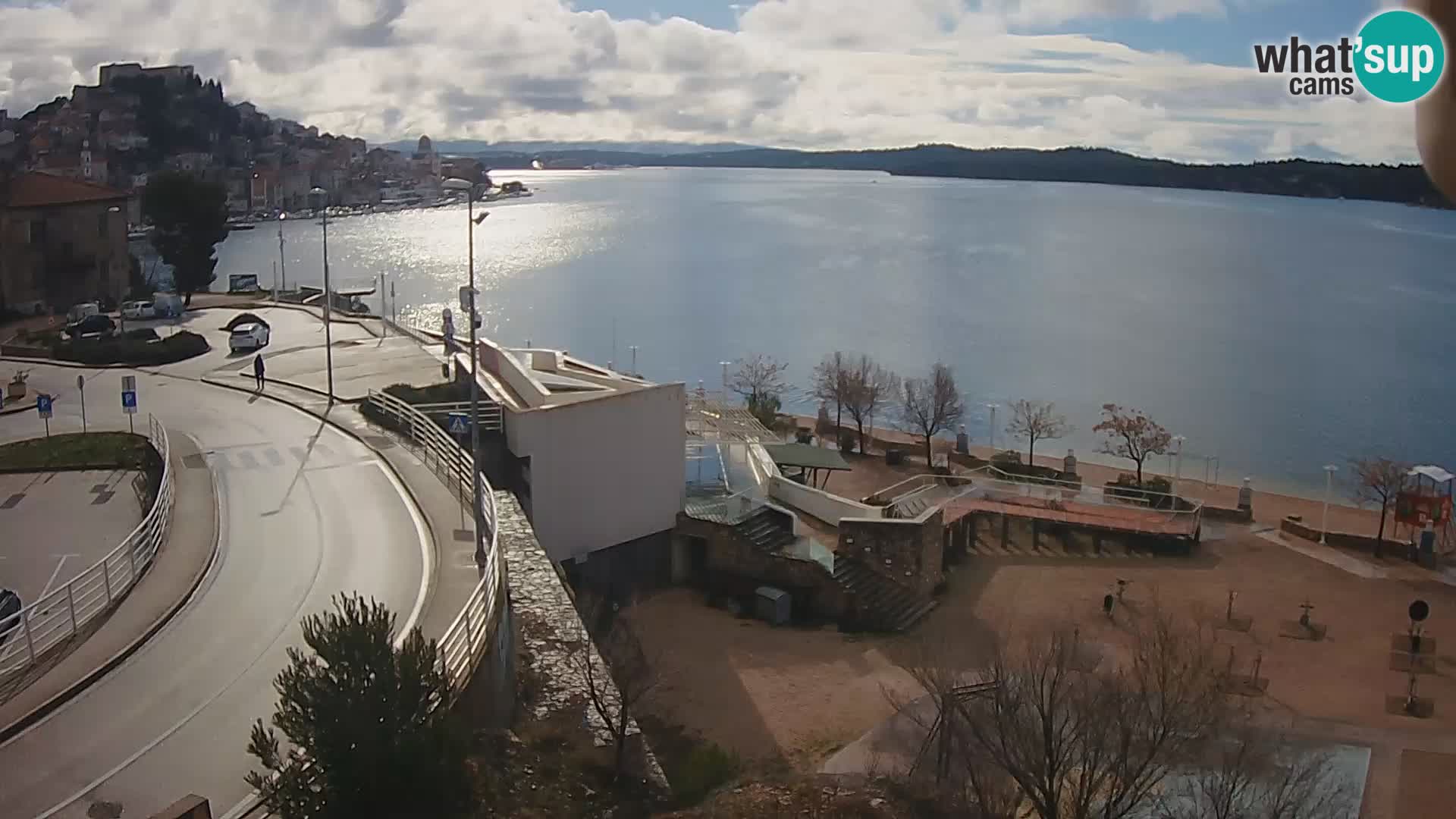 Šibenik webcam Beach Banj