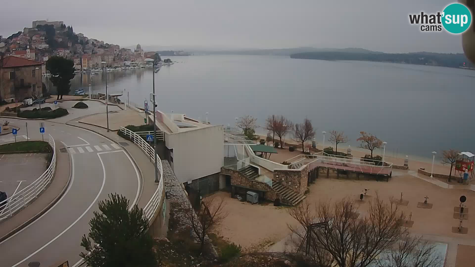 Šibenik webcam Beach Banj