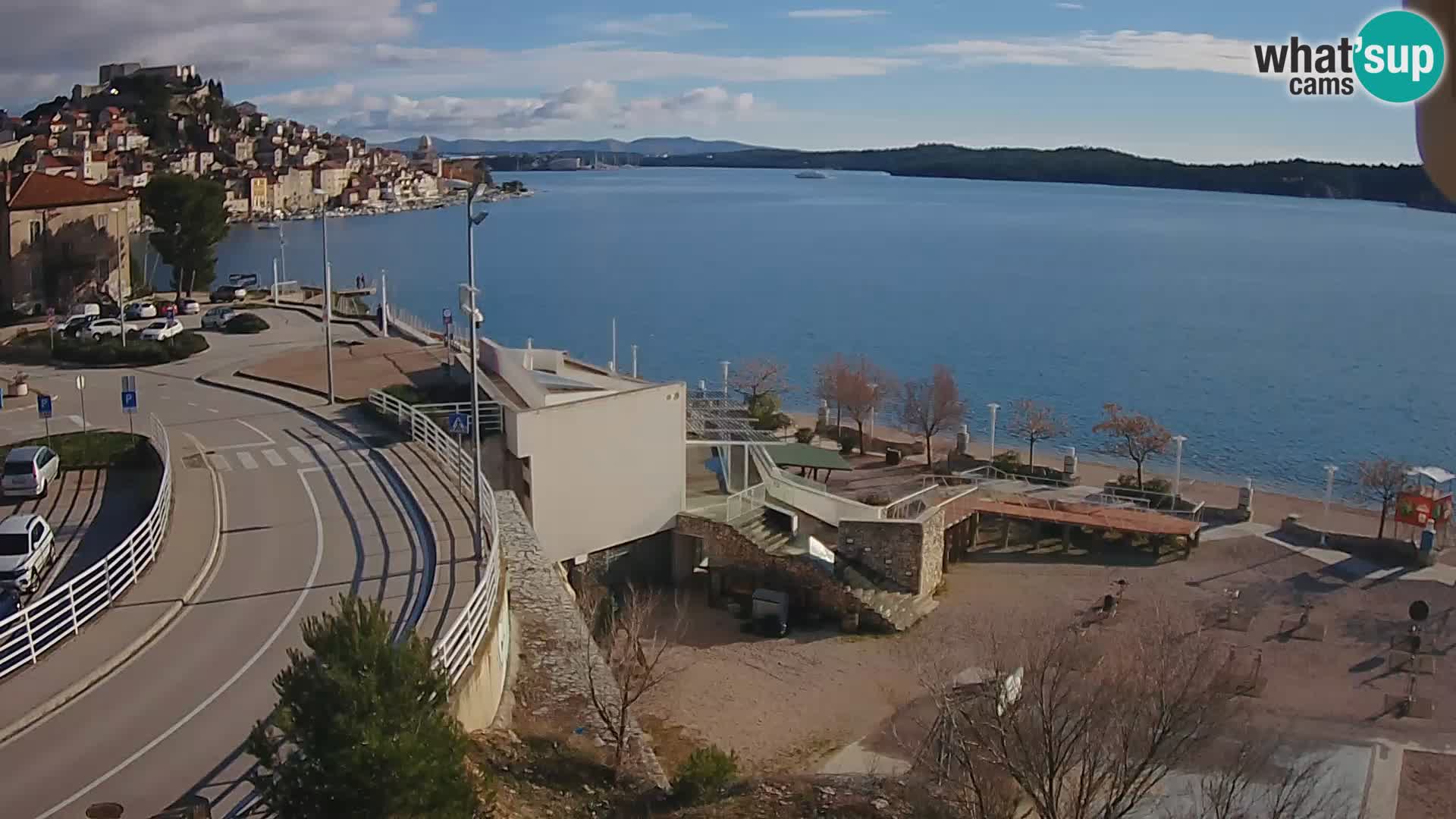 Web kamera Šibenik plaža Banj