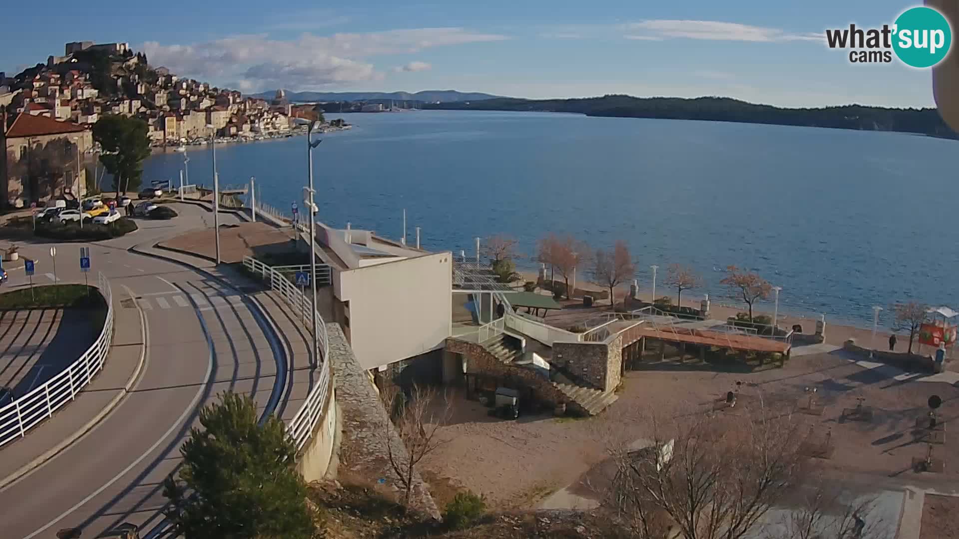 Šibenik webcam Beach Banj