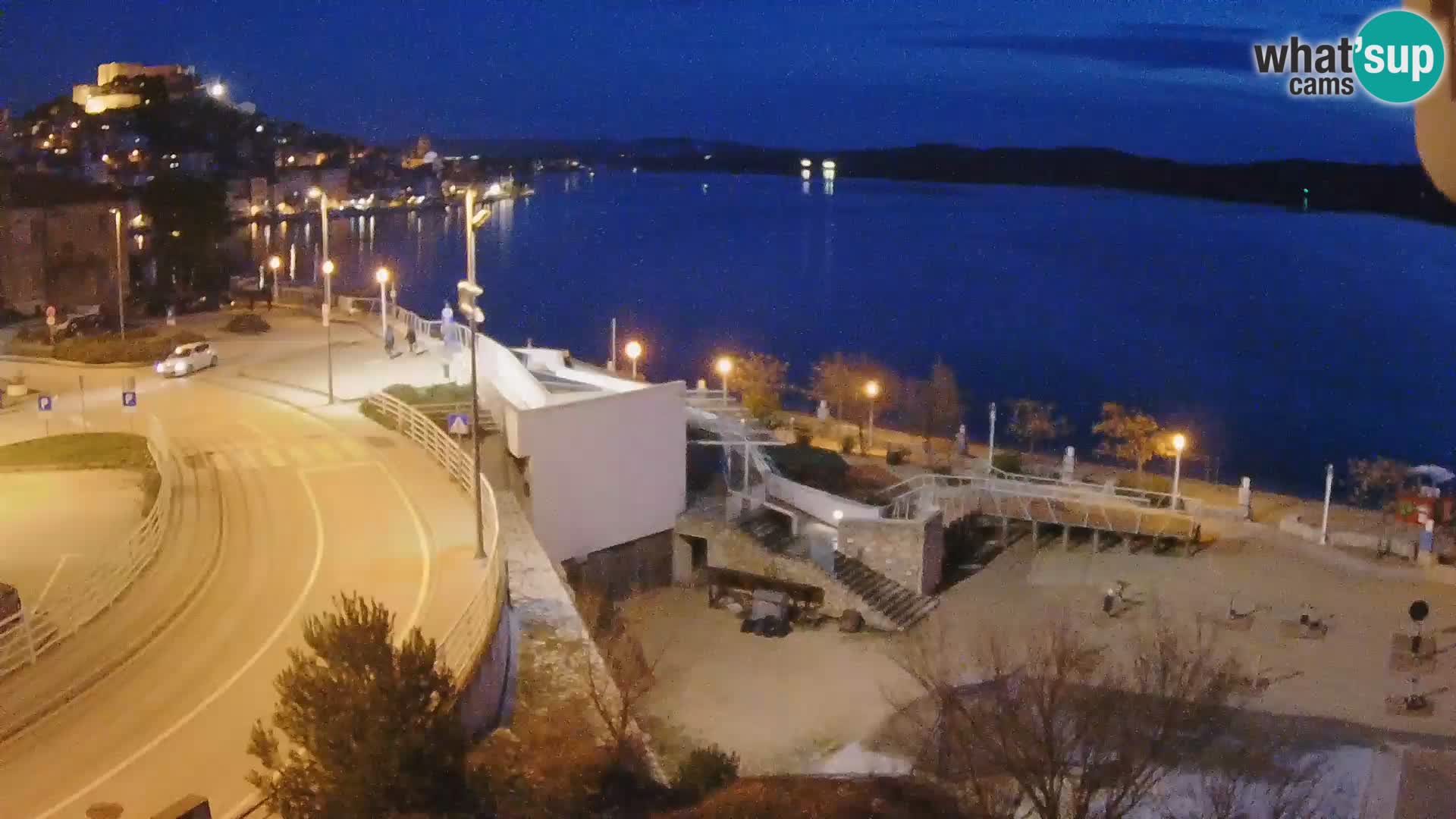 Šibenik webcam Beach Banj
