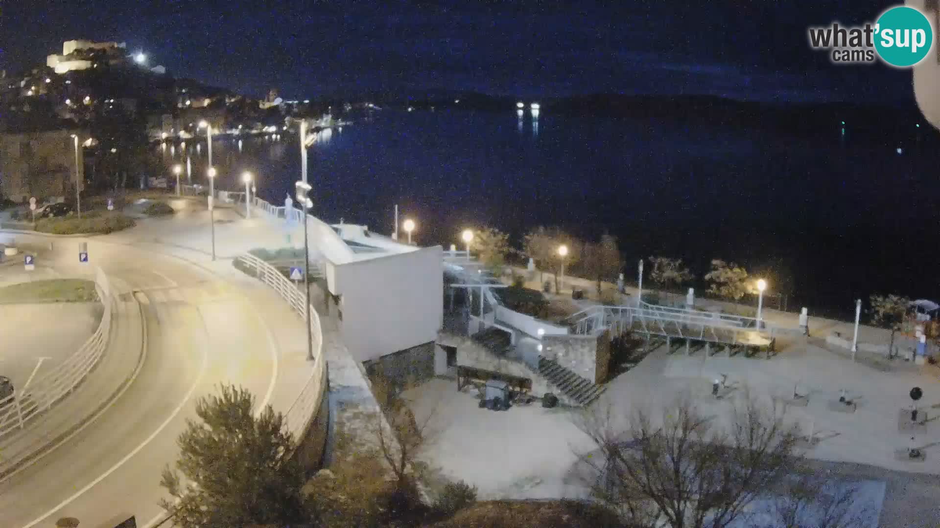 Šibenik webcam Beach Banj