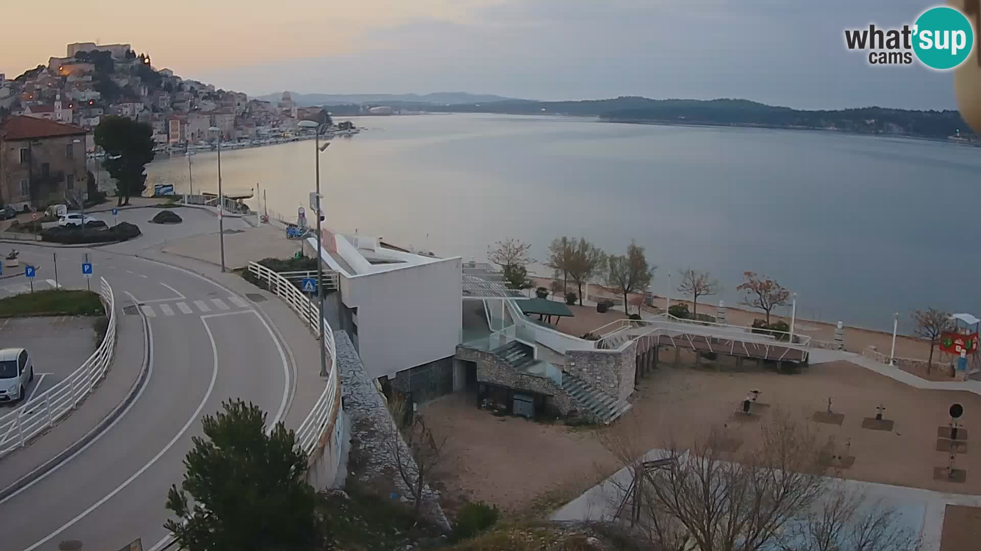 Šibenik webcam Beach Banj