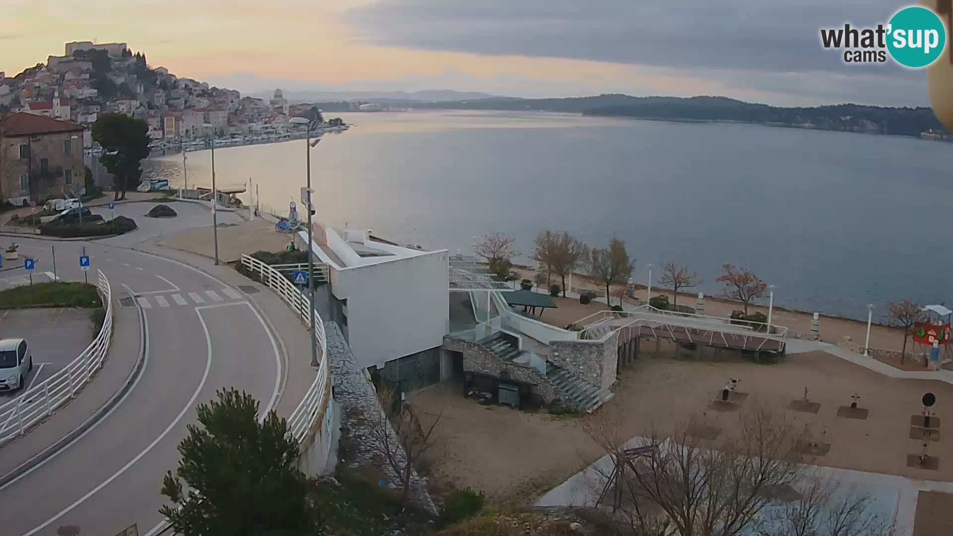 Šibenik webcam Beach Banj