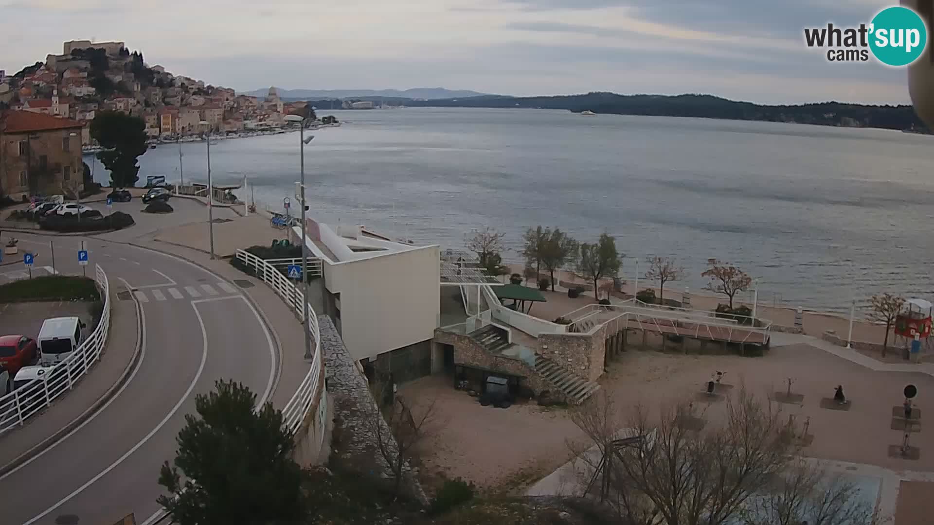 Šibenik webcam Beach Banj