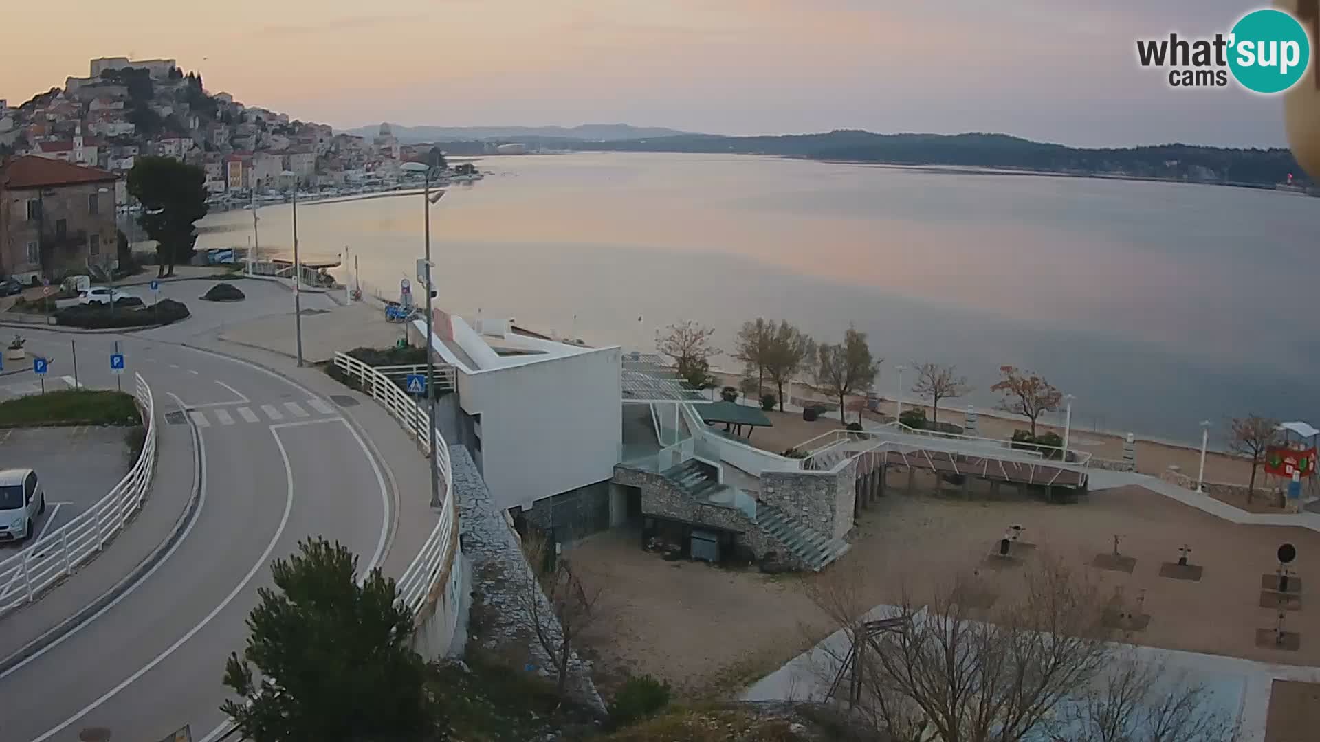Šibenik webcam Beach Banj