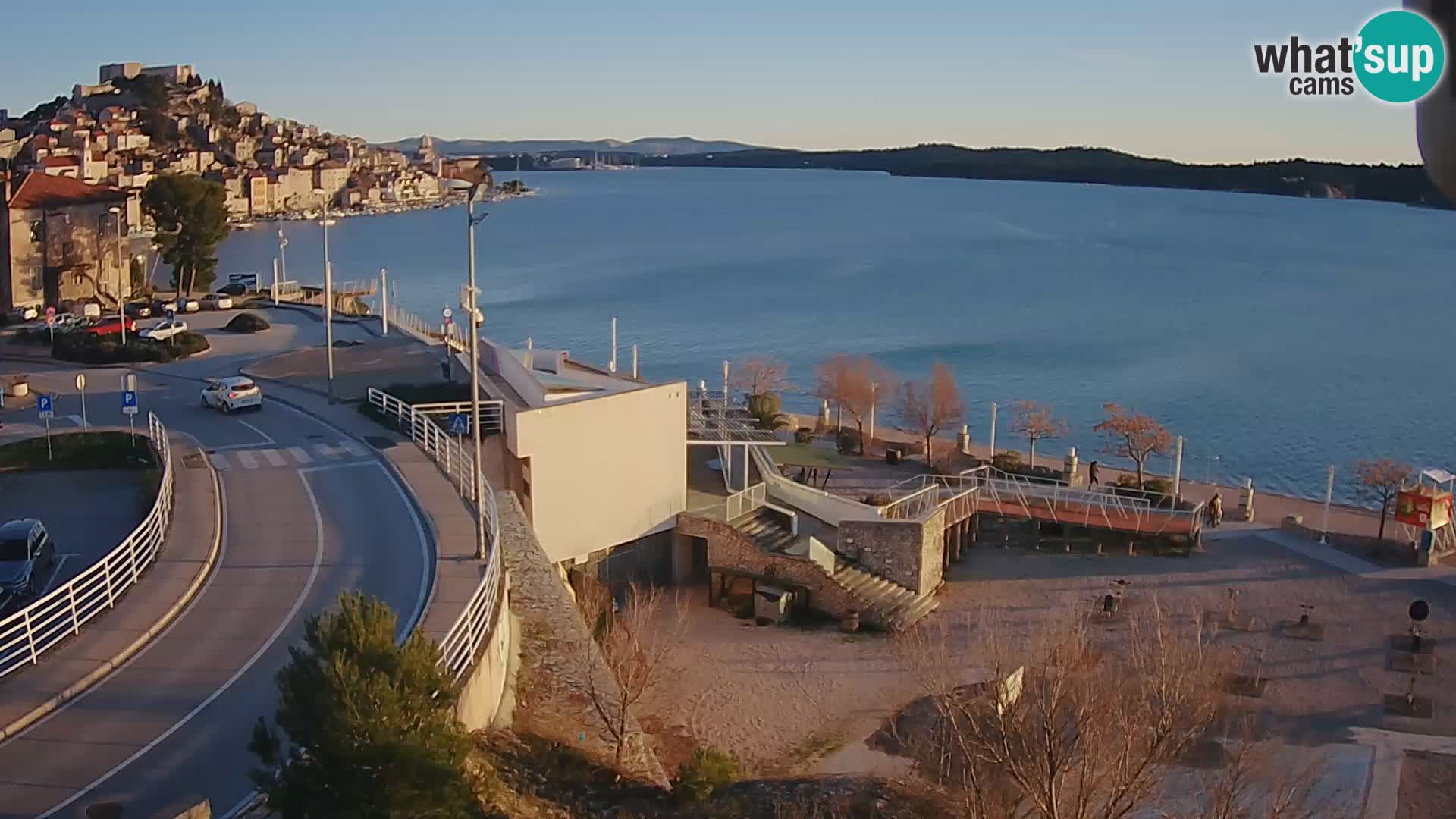 Šibenik webcam Beach Banj