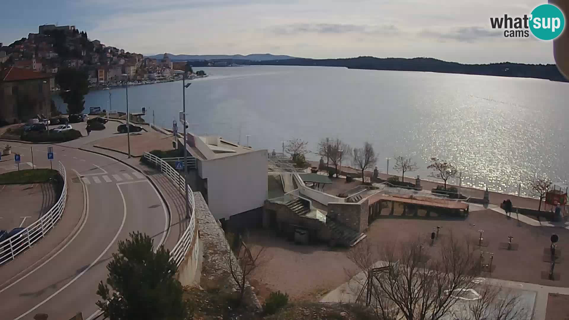 Šibenik webcam Beach Banj