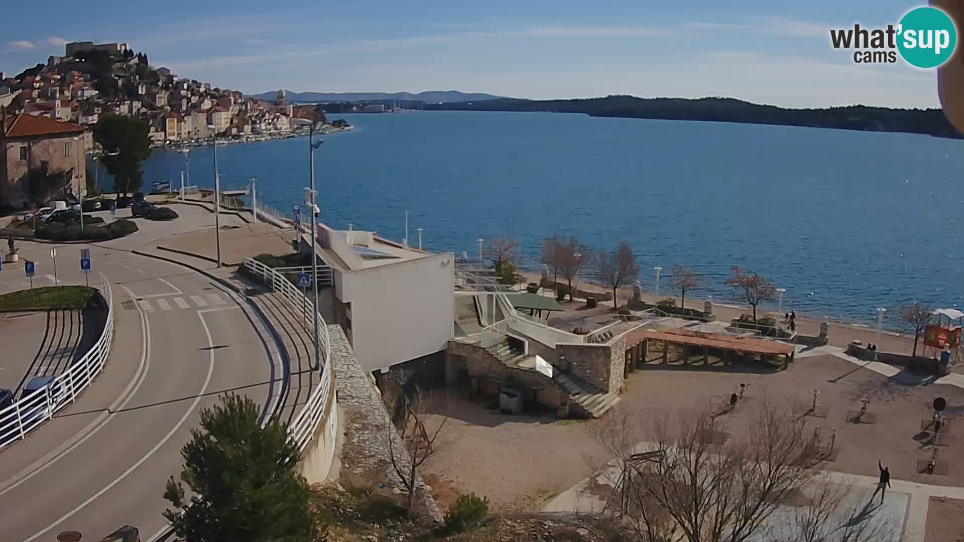 Šibenik webcam Beach Banj