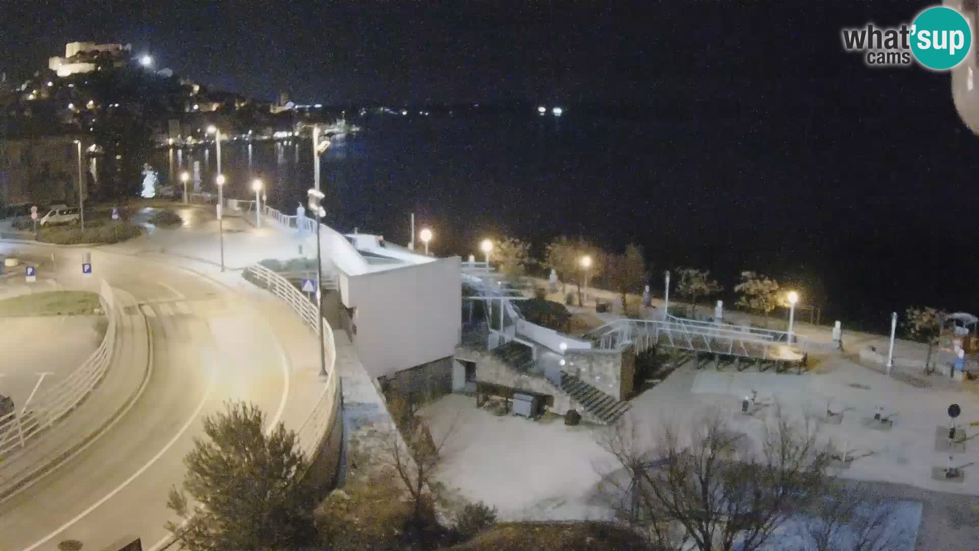 Šibenik webcam Beach Banj