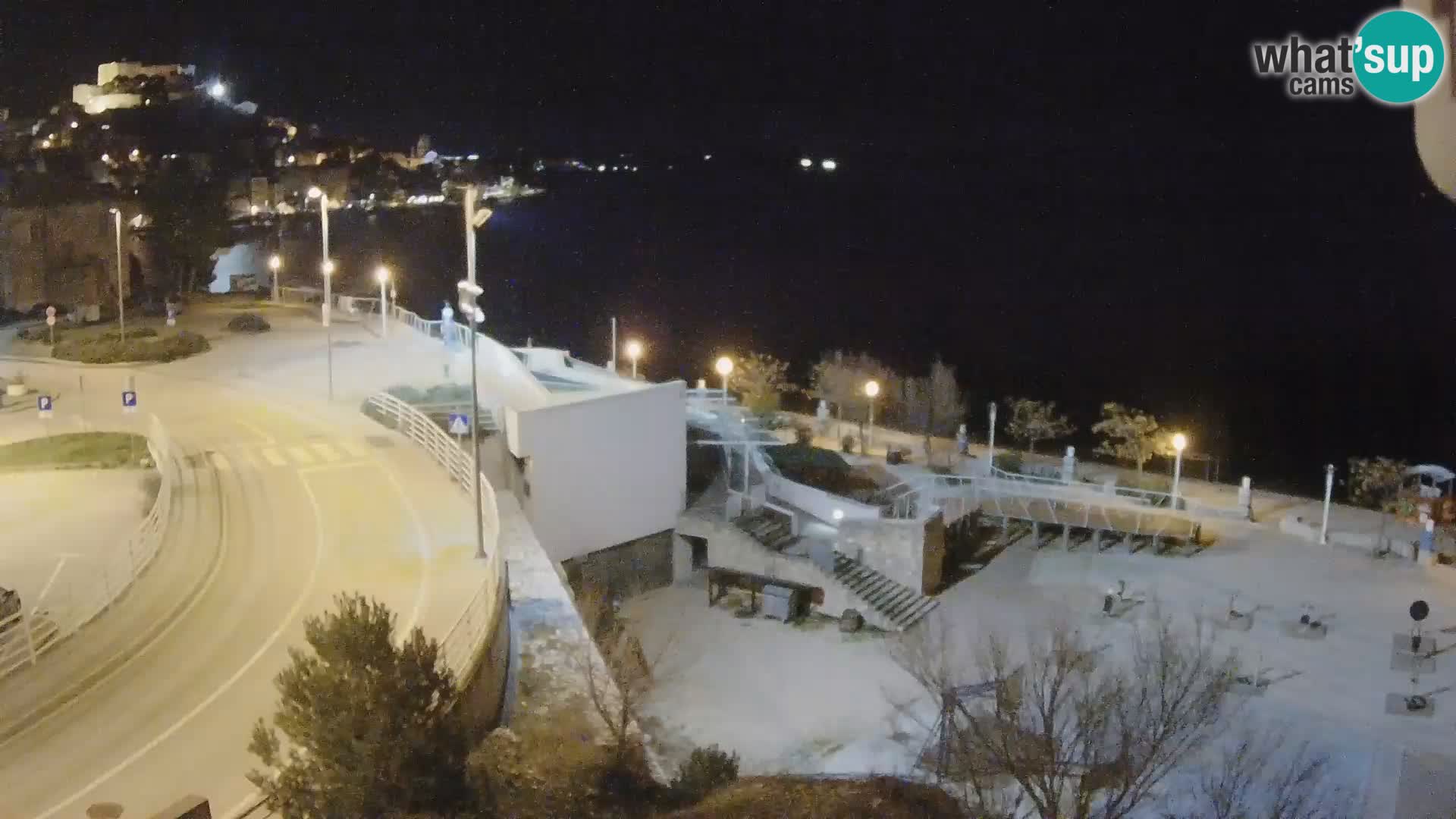 Šibenik webcam Beach Banj