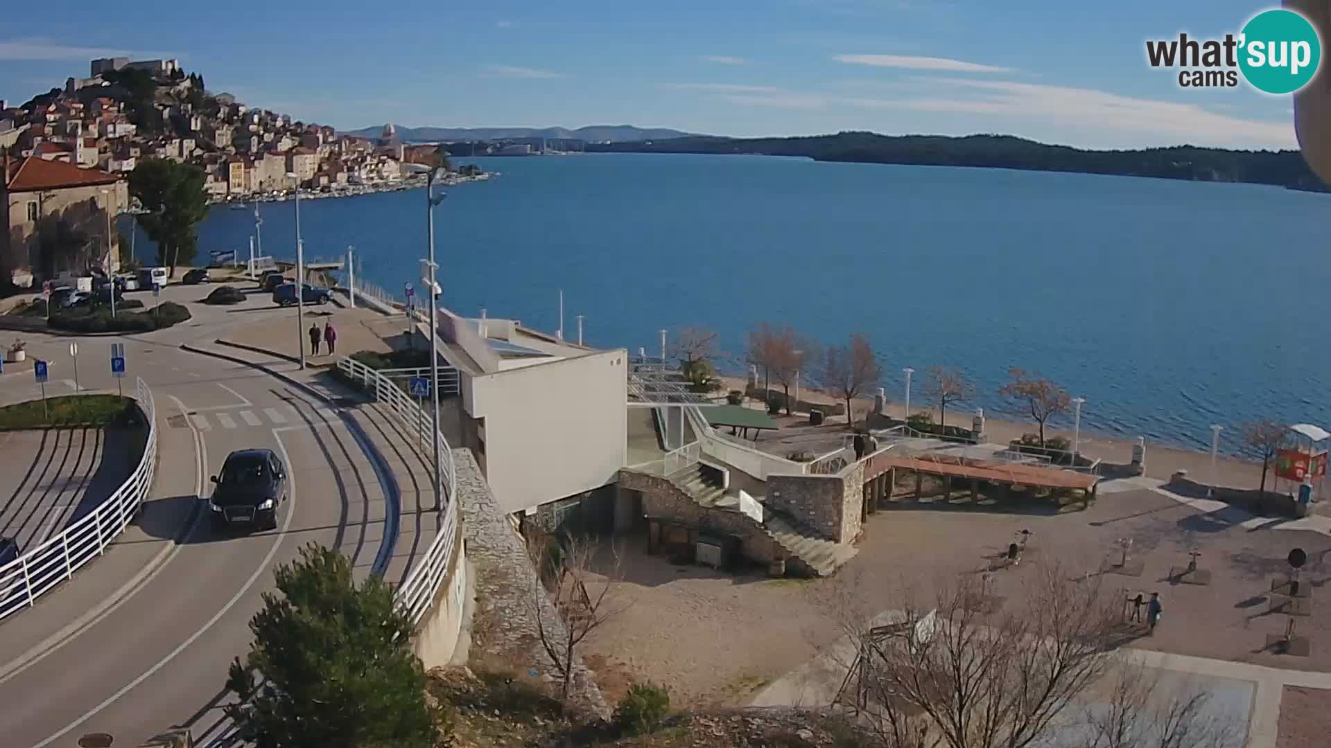 Šibenik webcam Beach Banj