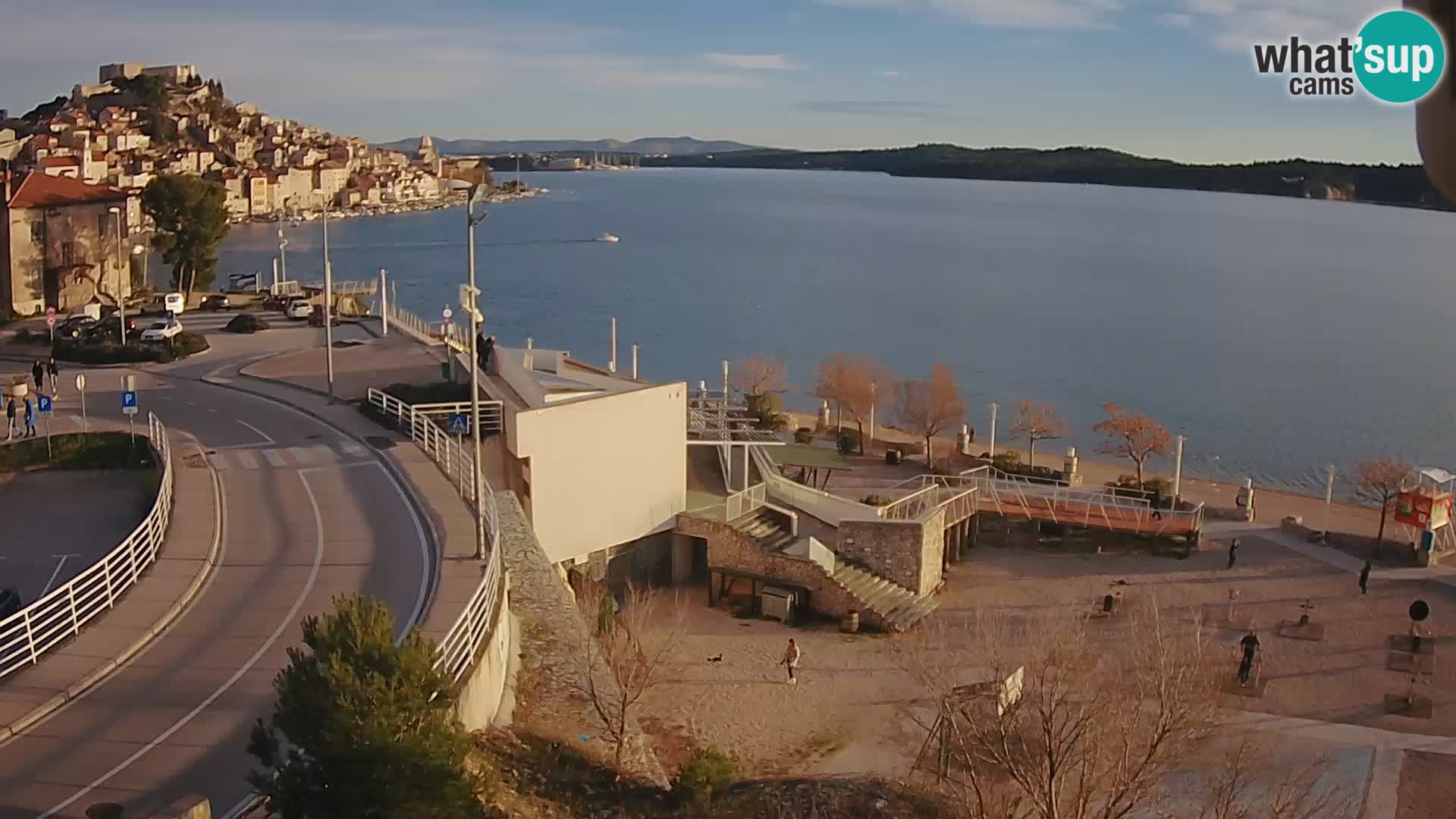 Web kamera Šibenik plaža Banj