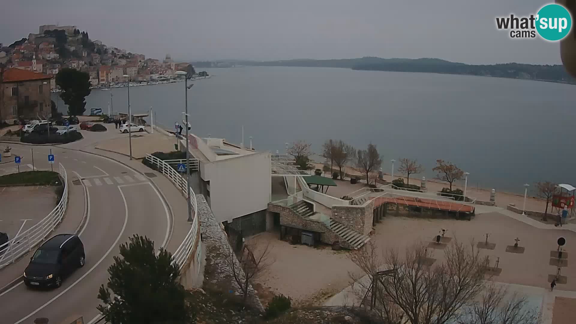 Šibenik webcam Beach Banj