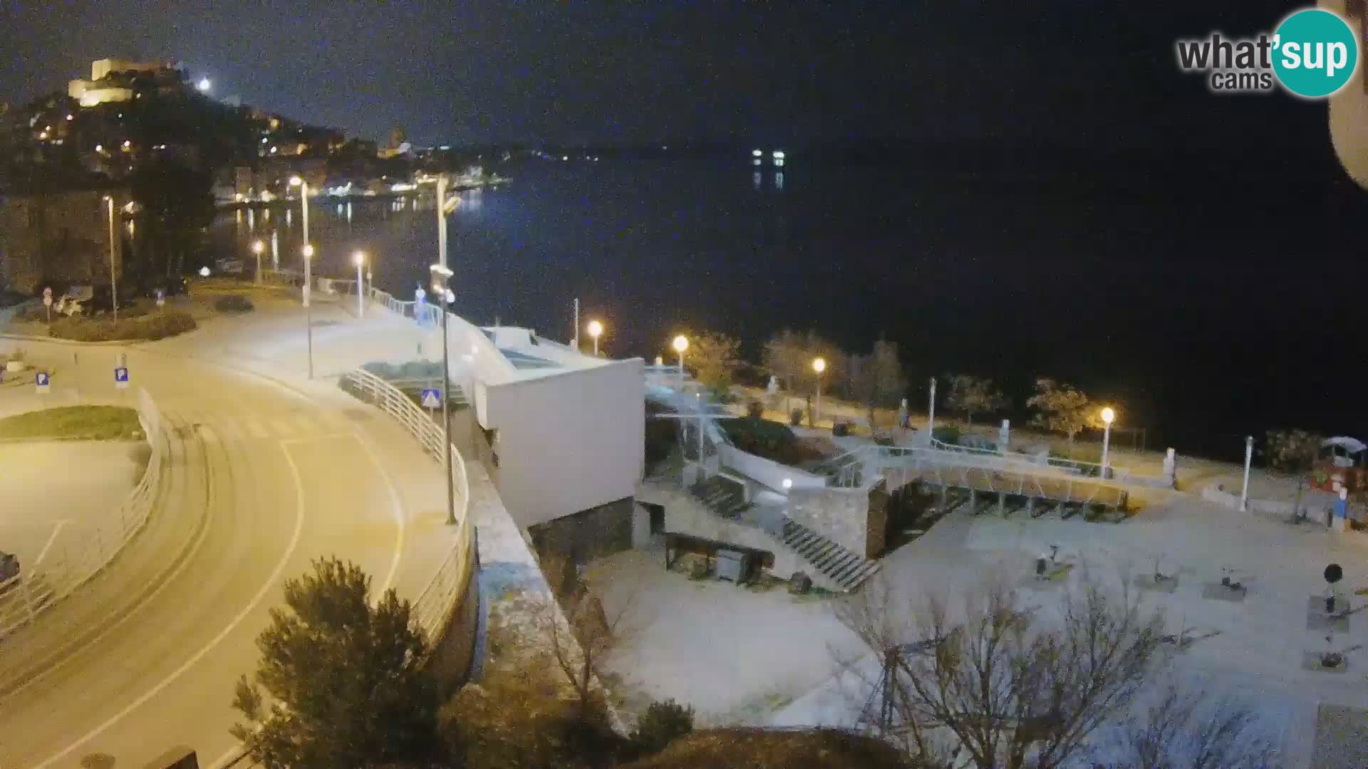 Šibenik webcam Beach Banj
