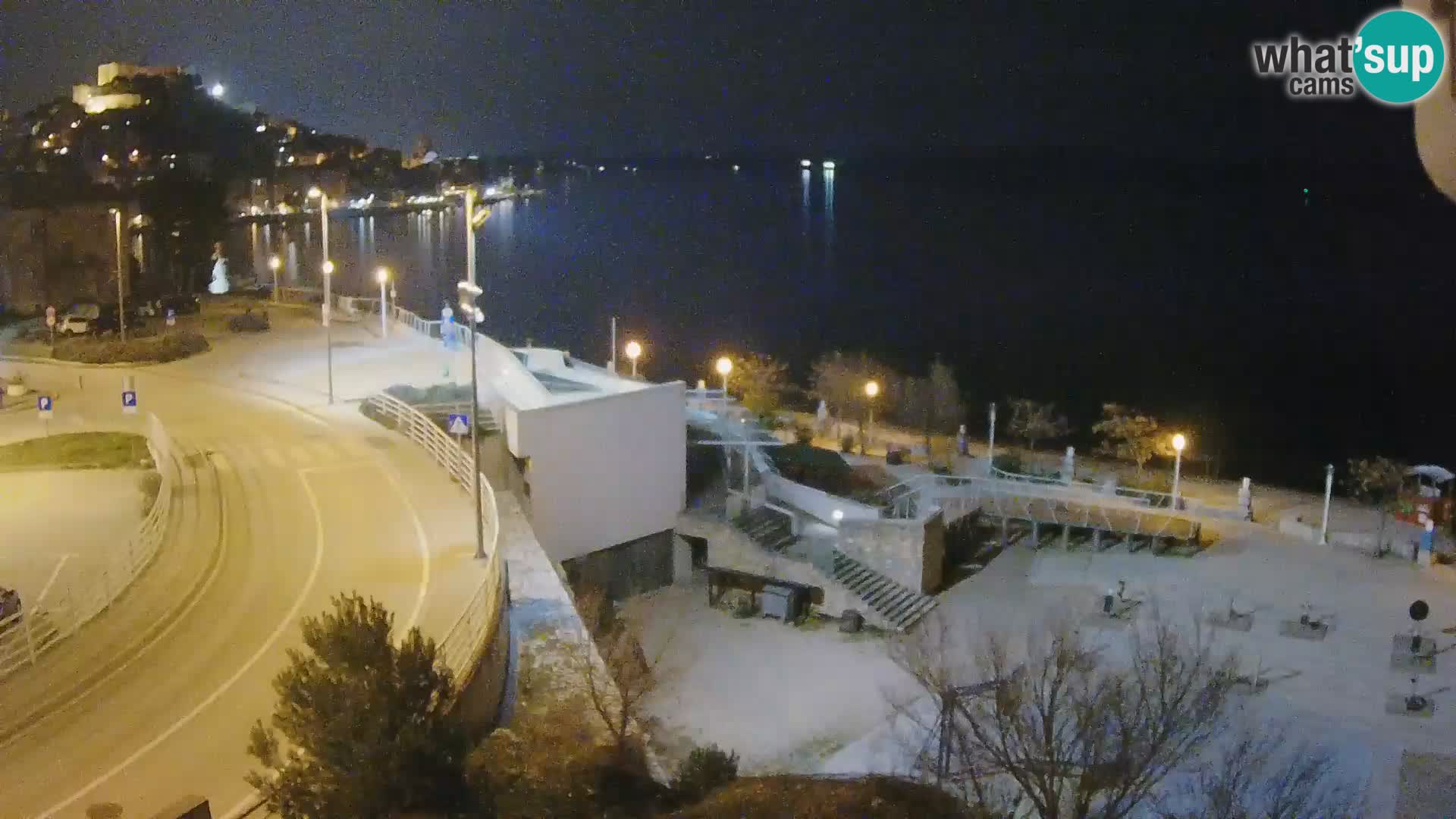 Šibenik webcam Beach Banj