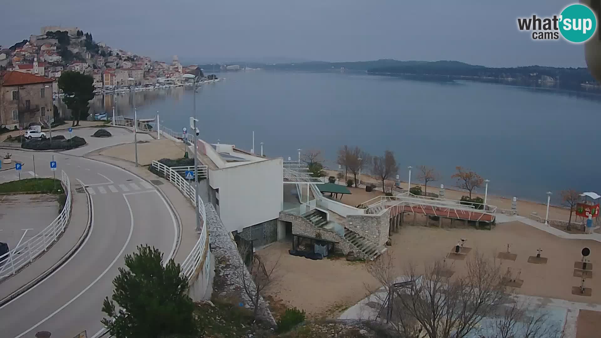 Šibenik webcam Beach Banj