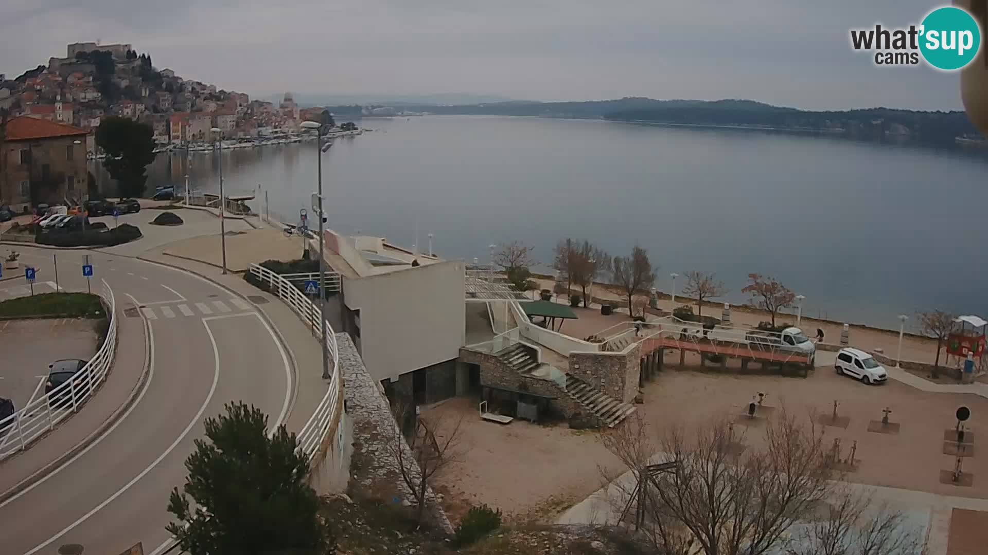 Šibenik webcam Beach Banj