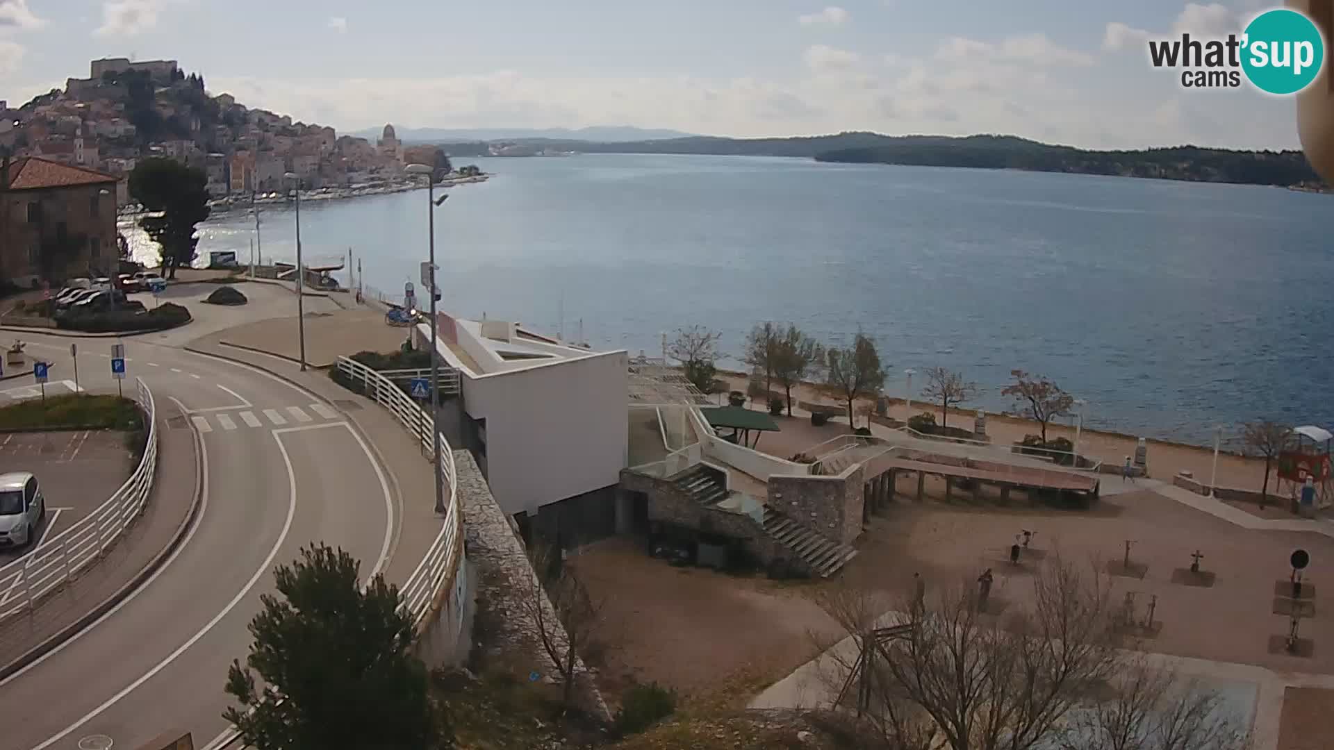 Šibenik webcam Beach Banj