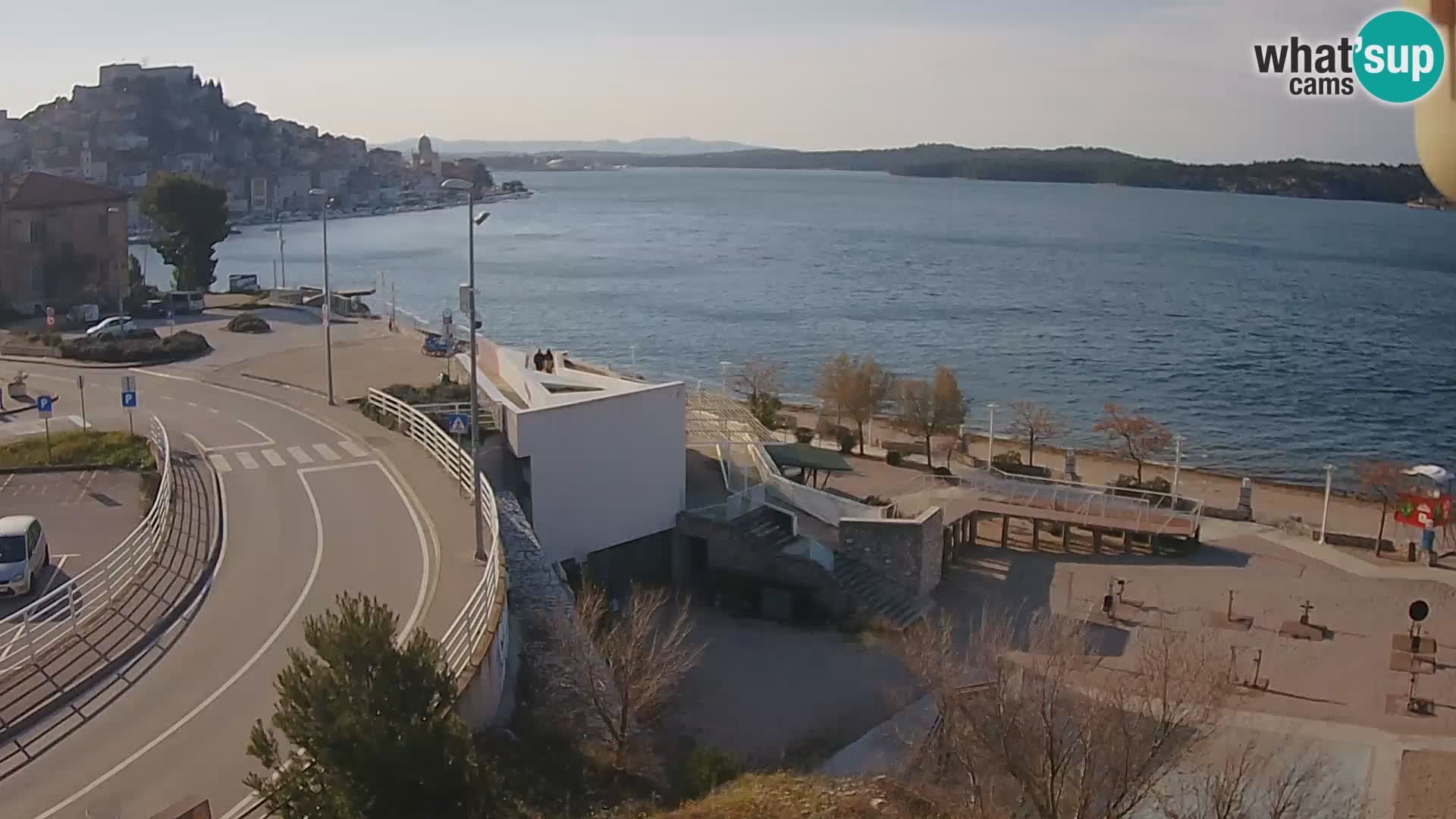 Šibenik webcam Beach Banj
