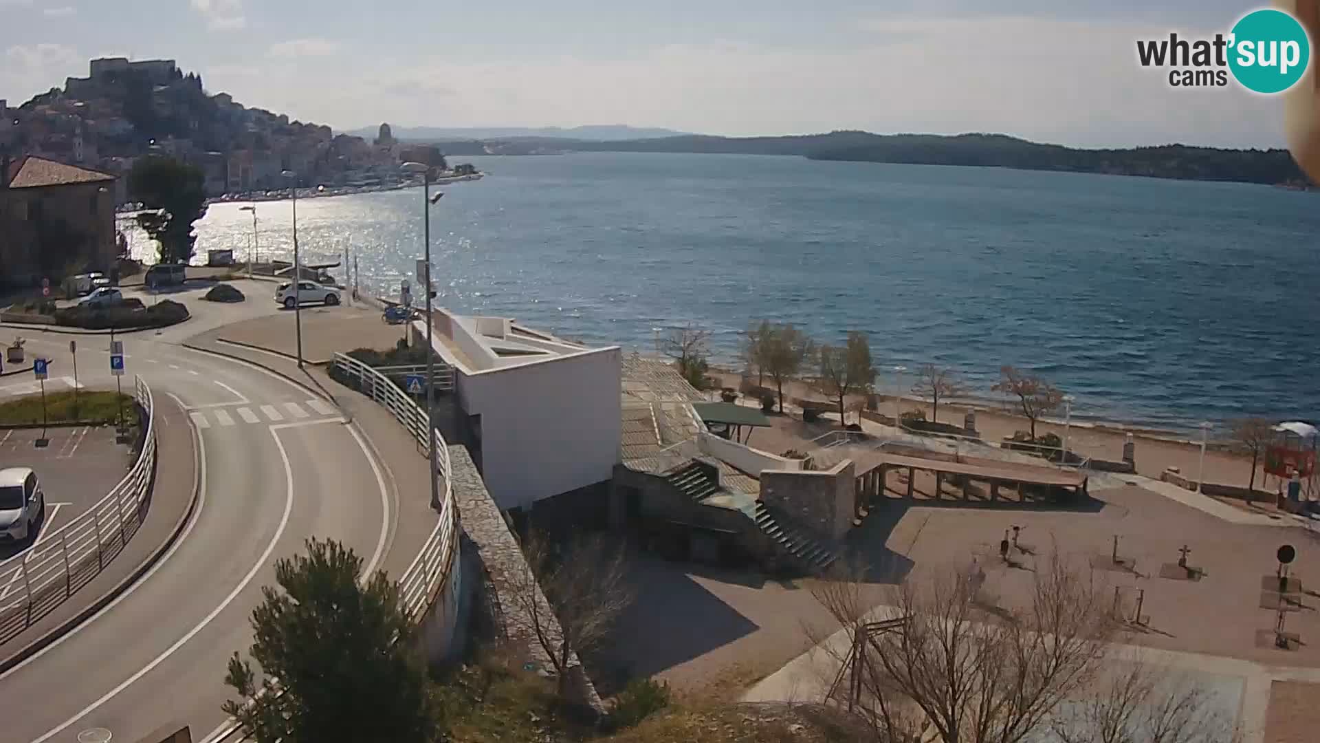Šibenik webcam Beach Banj