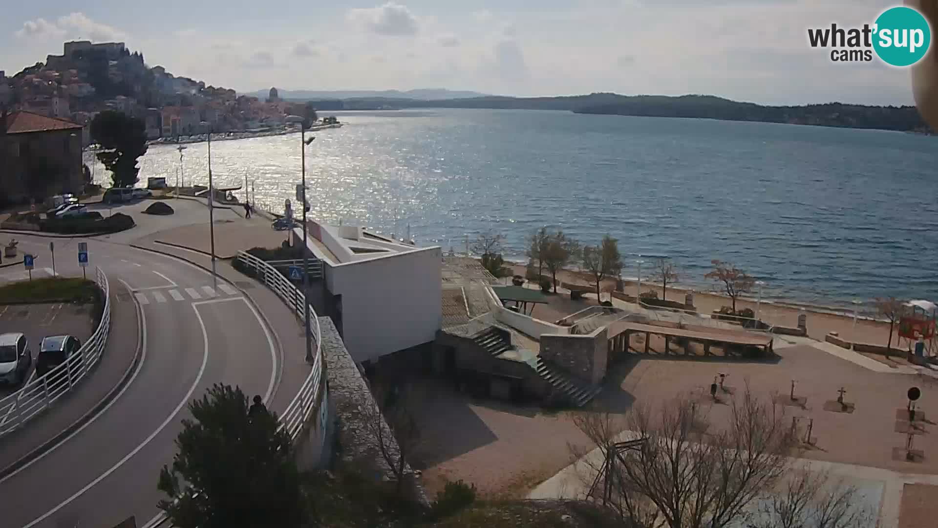 Šibenik webcam Beach Banj