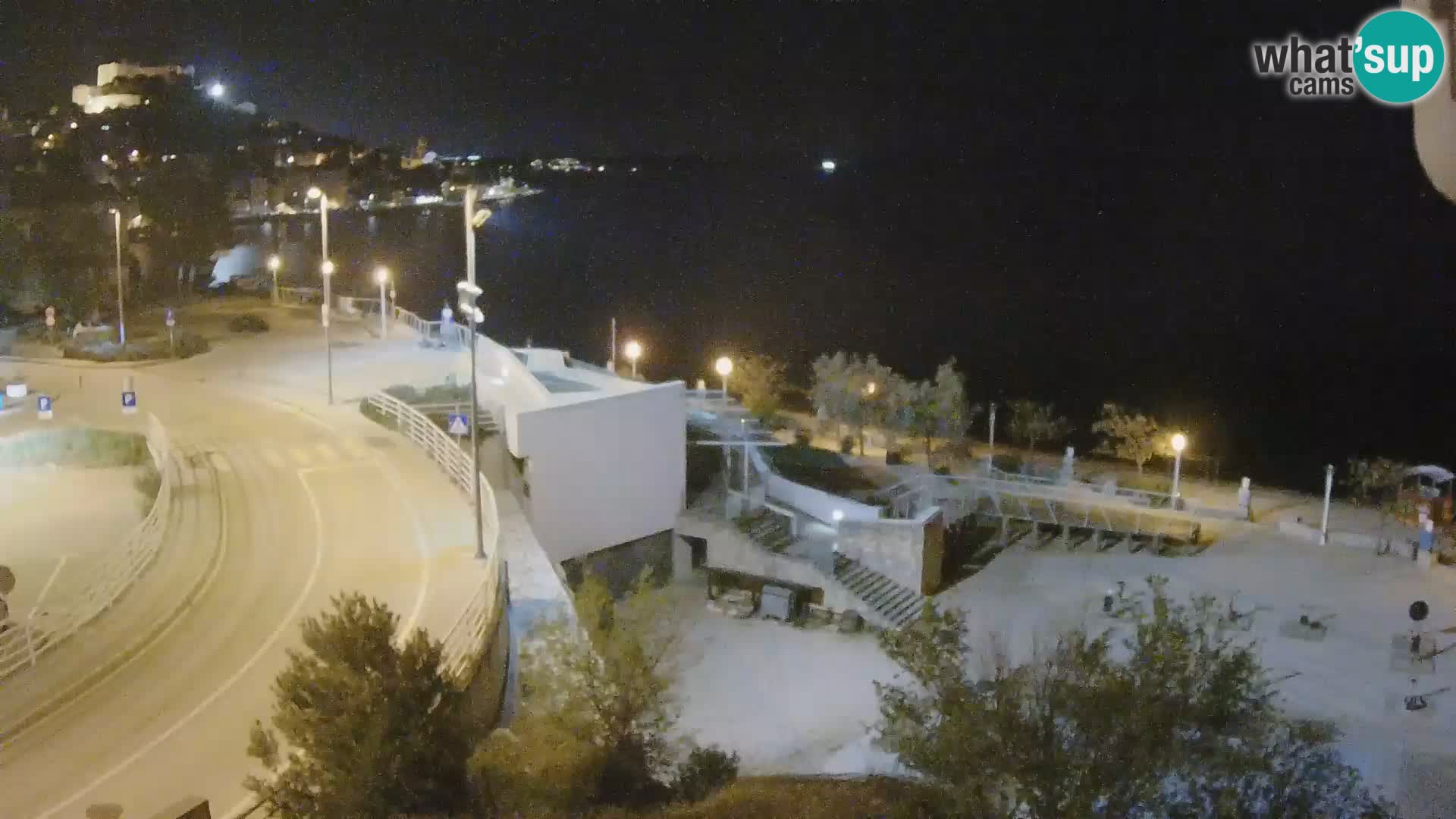 Šibenik webcam Beach Banj