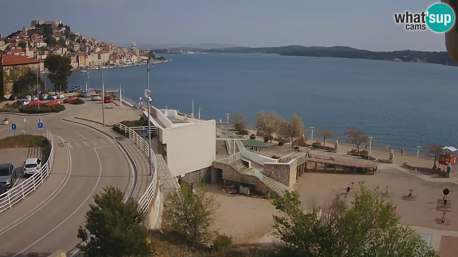 Šibenik webcam Beach Banj