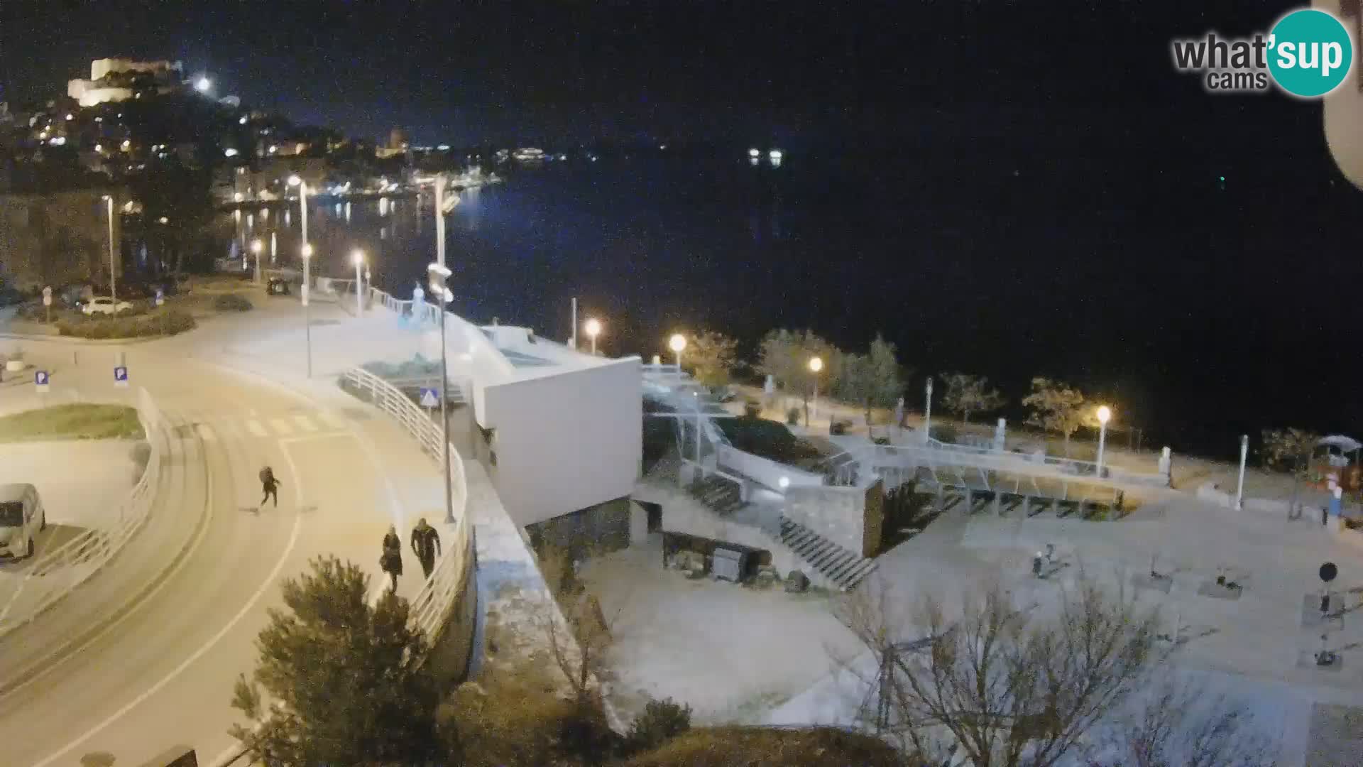 Šibenik webcam Beach Banj