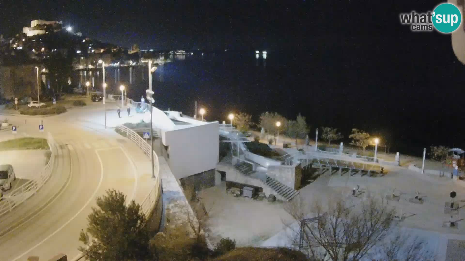 Šibenik webcam Beach Banj