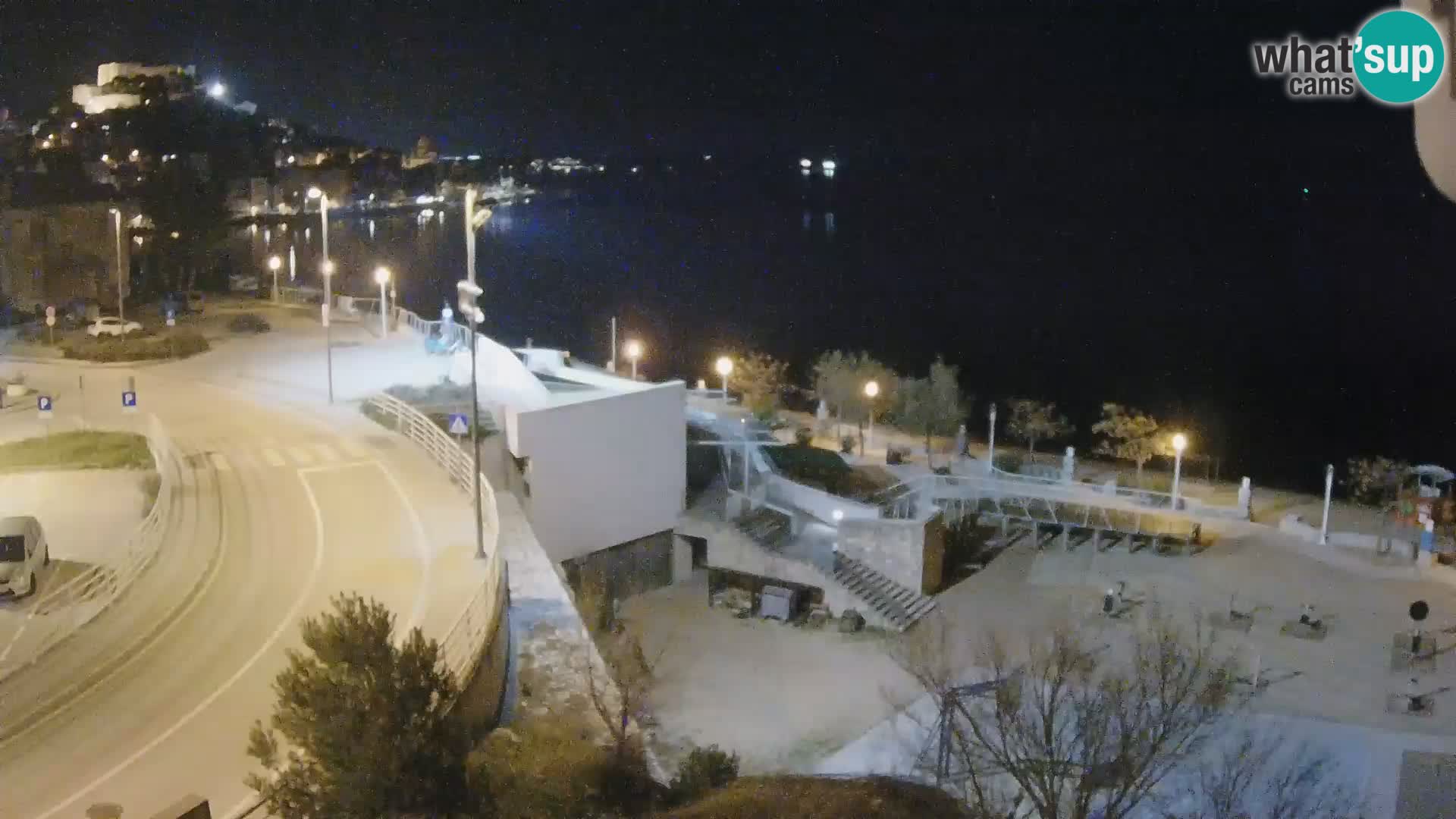 Šibenik webcam Beach Banj