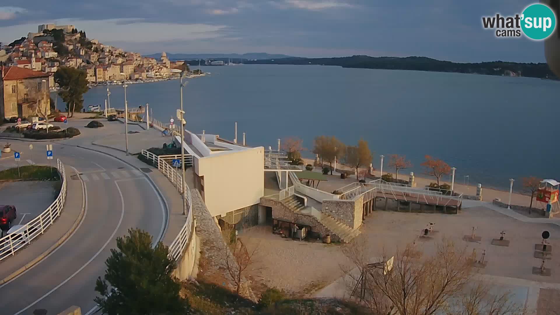 Livecam Sibenico spiaggia Banj