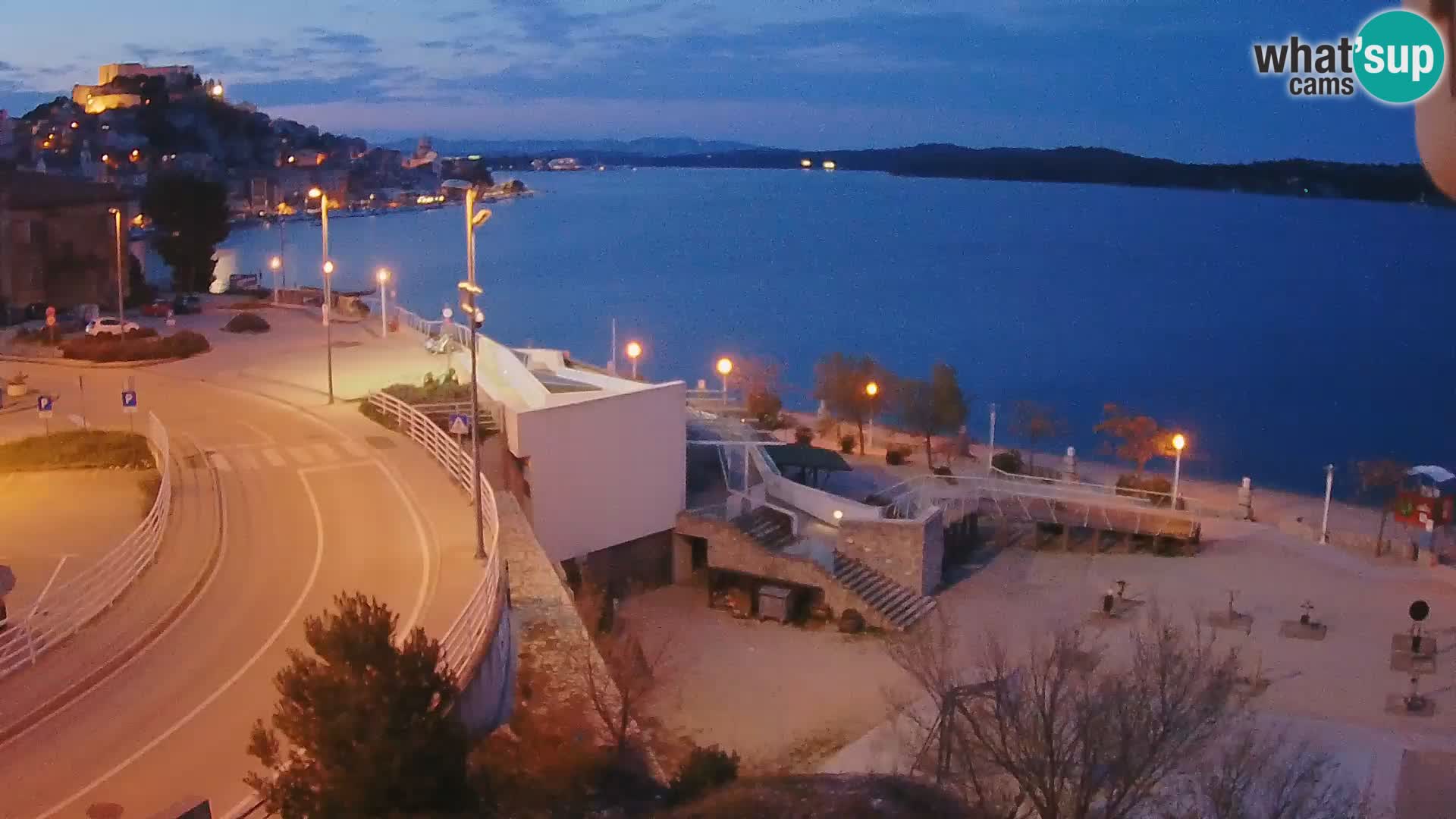 Šibenik webcam Beach Banj